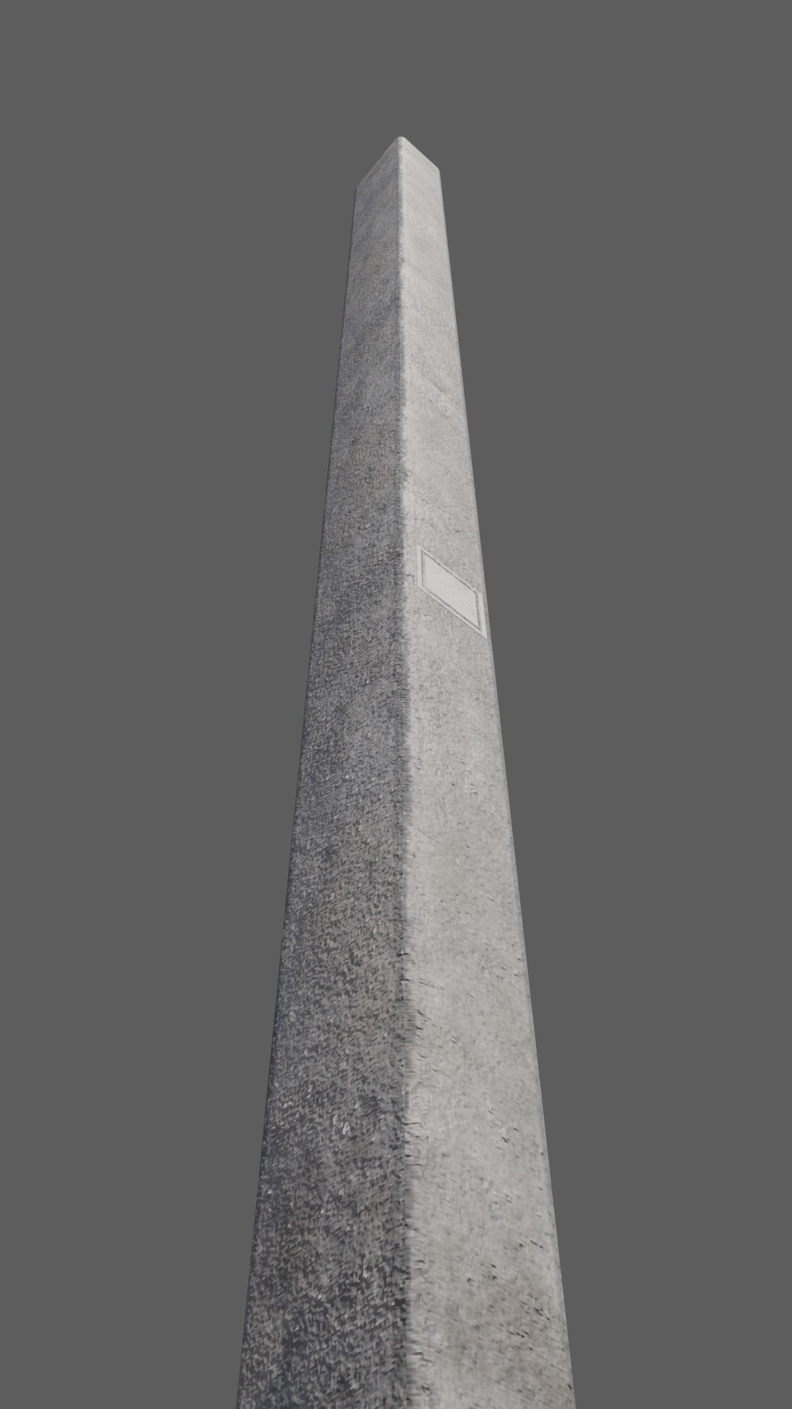 Power street pole Low-poly 3D model_2