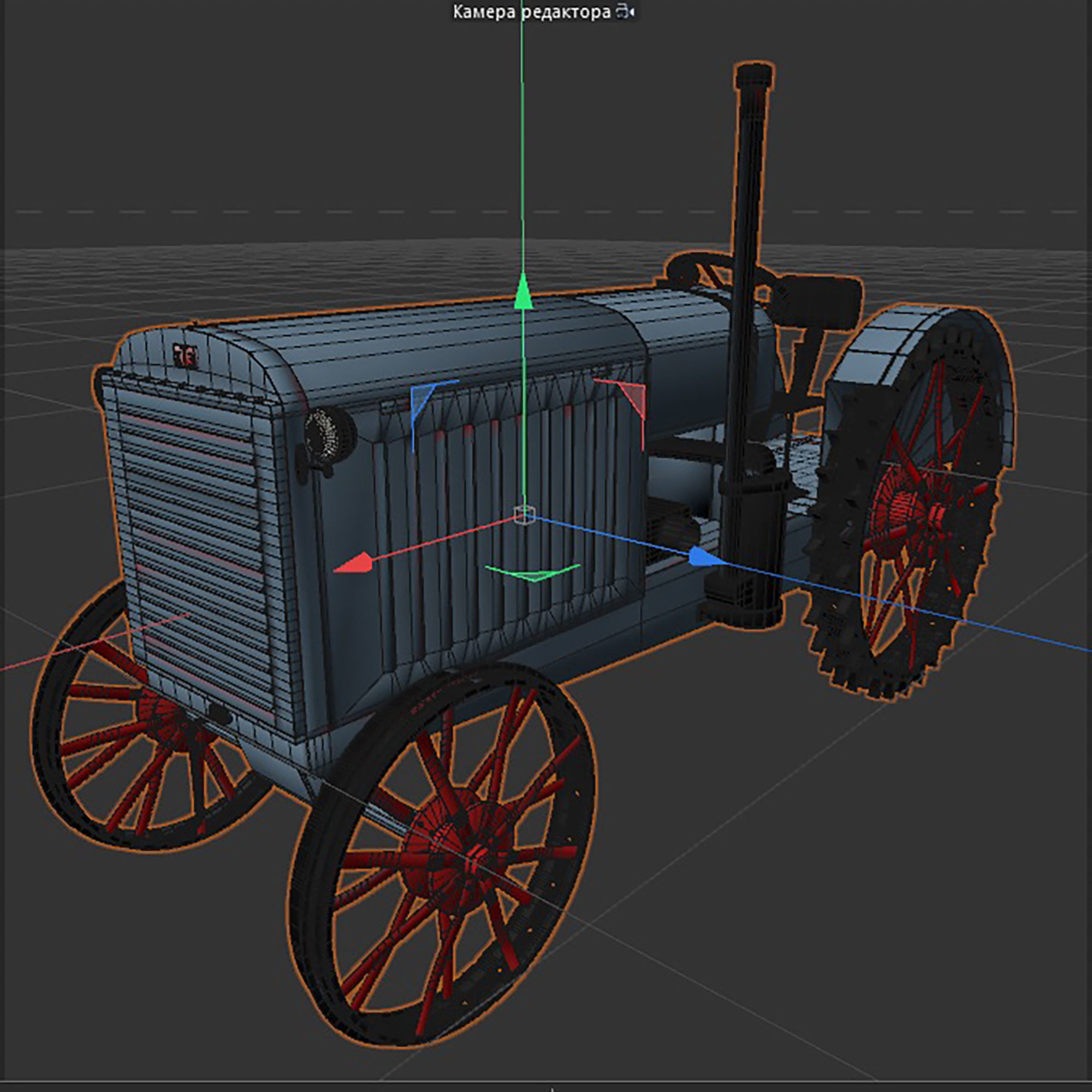 tractor 30s 3D model_8