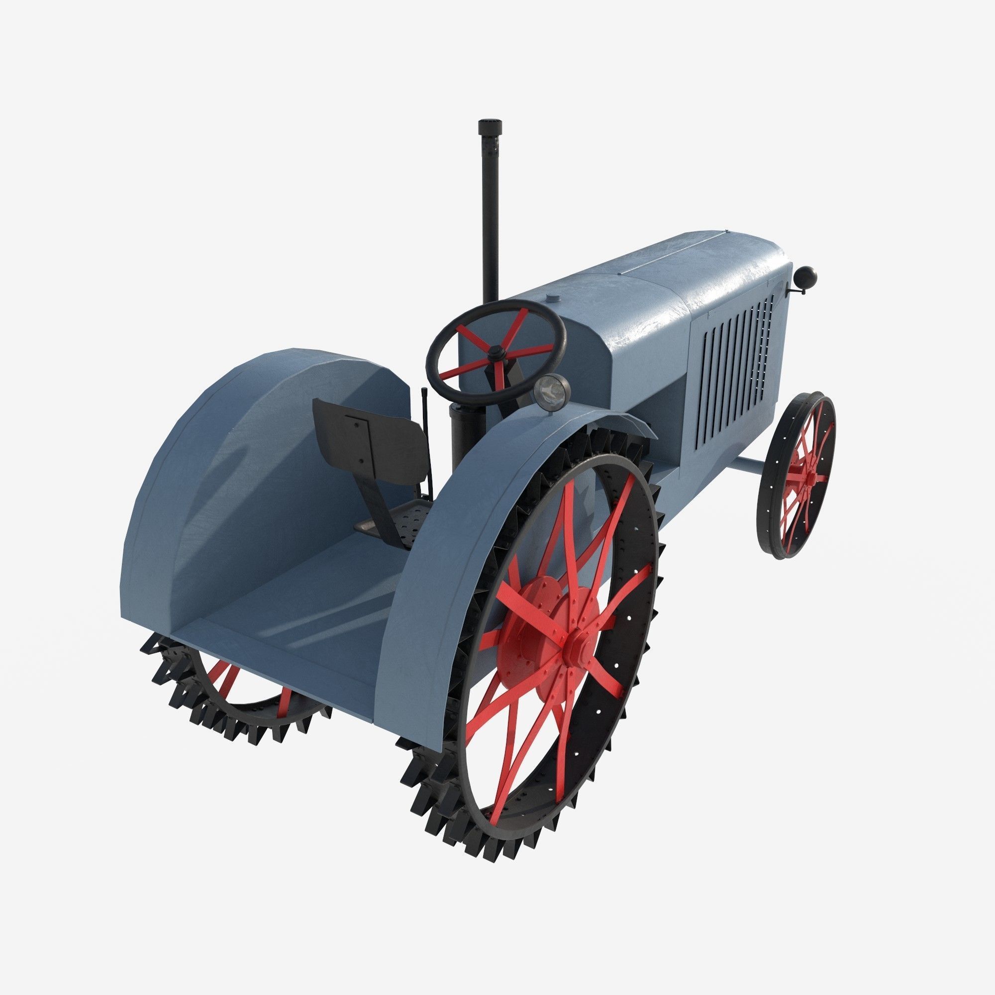 tractor 30s 3D model_4