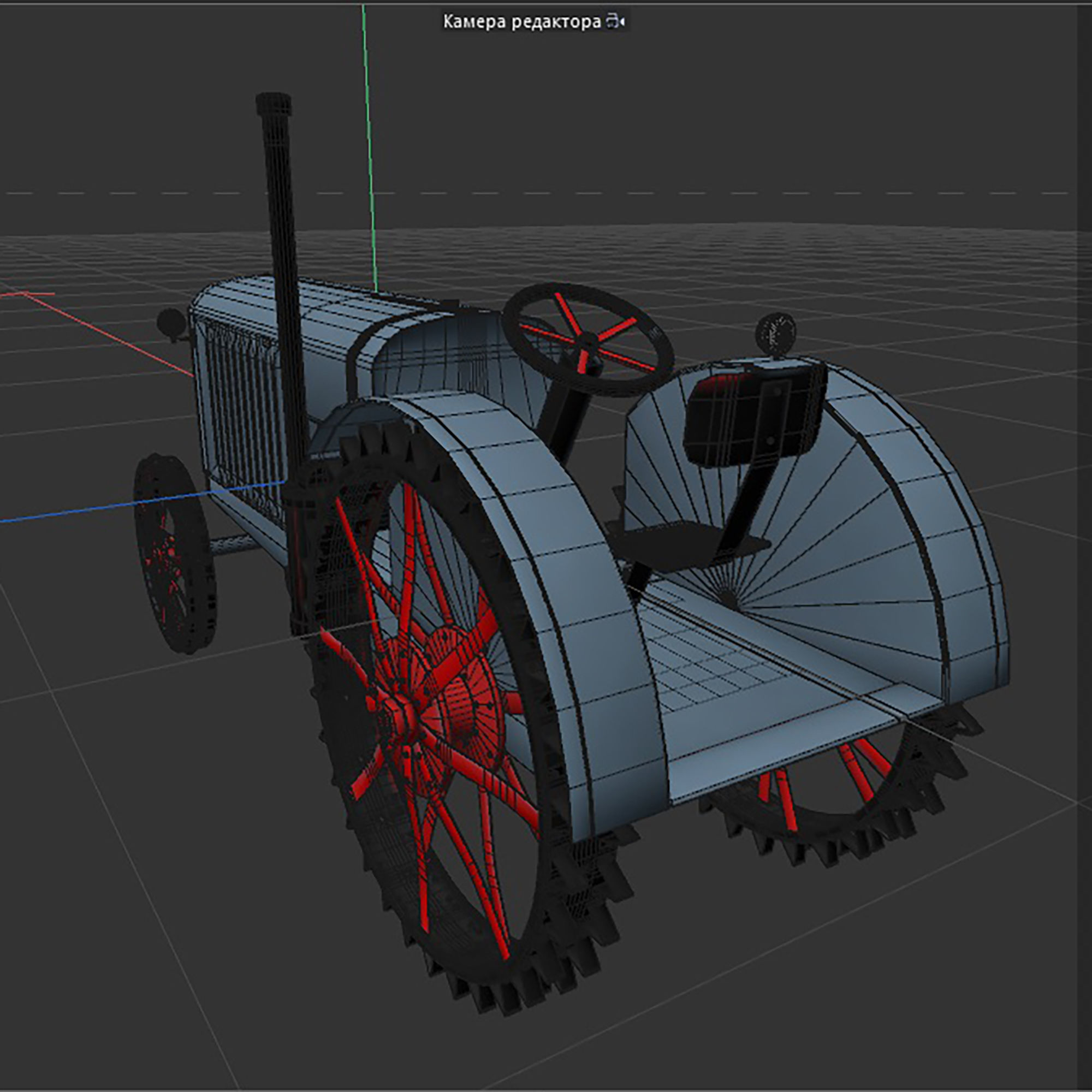 tractor 30s 3D model_9