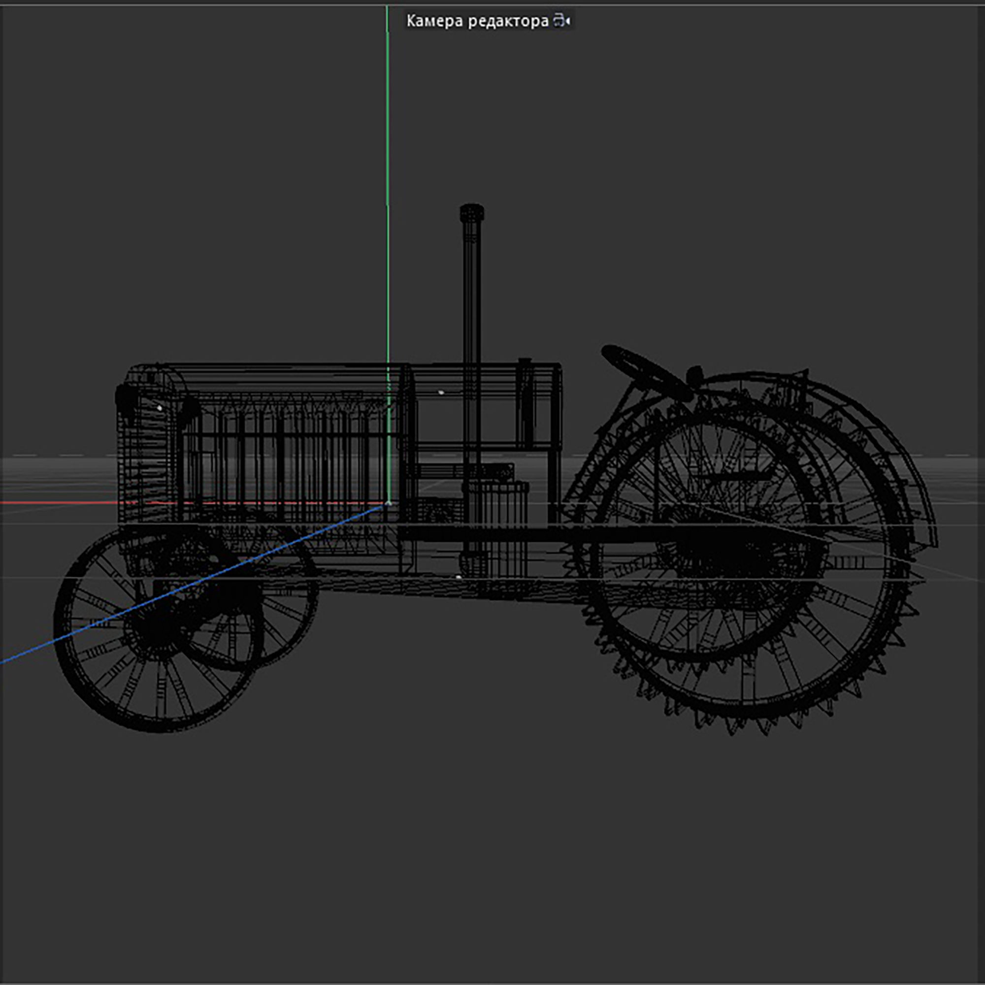 tractor 30s 3D model_14