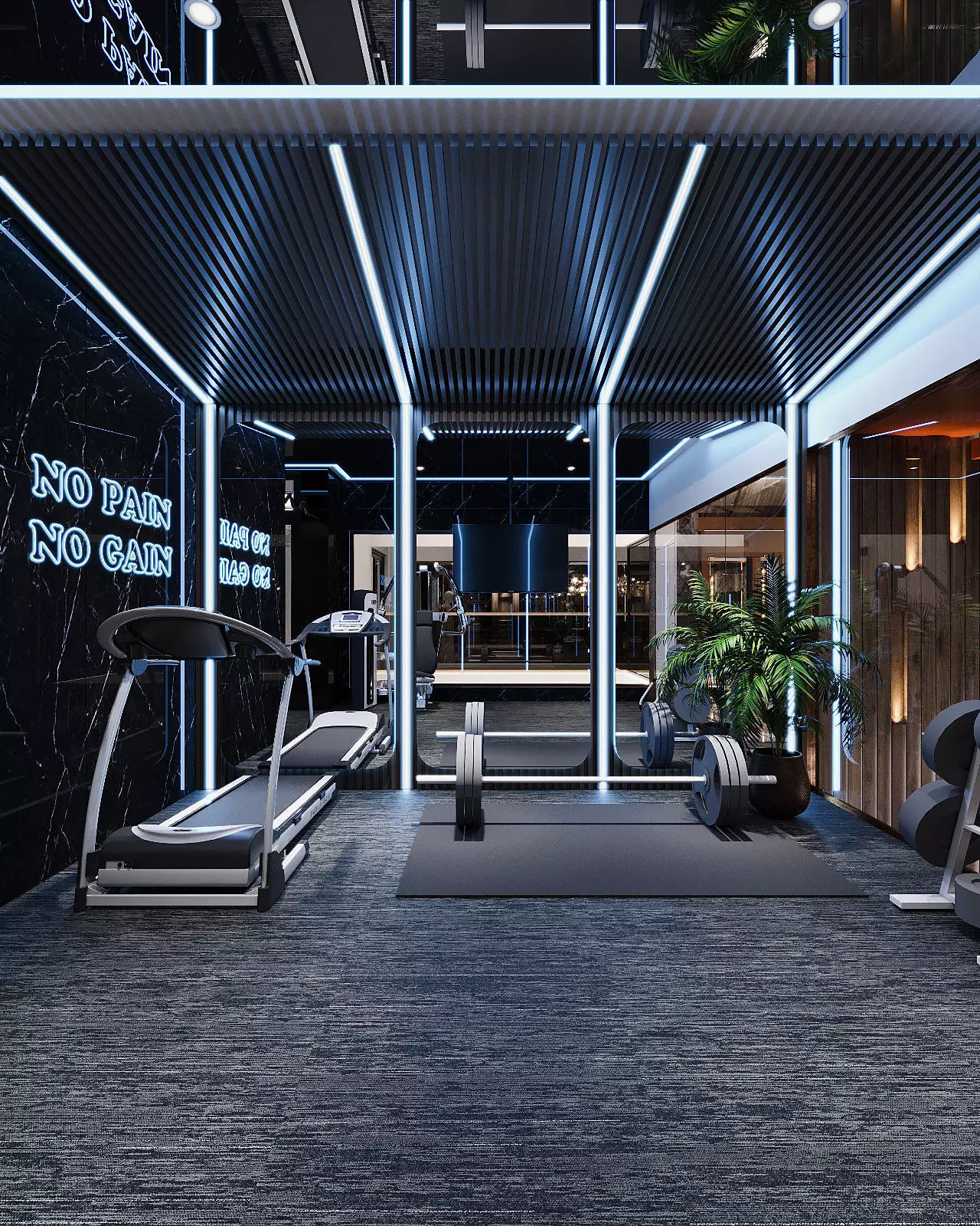 GYM DESIGN 3D model_0