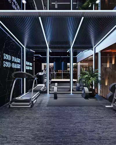 GYM DESIGN 3D model
