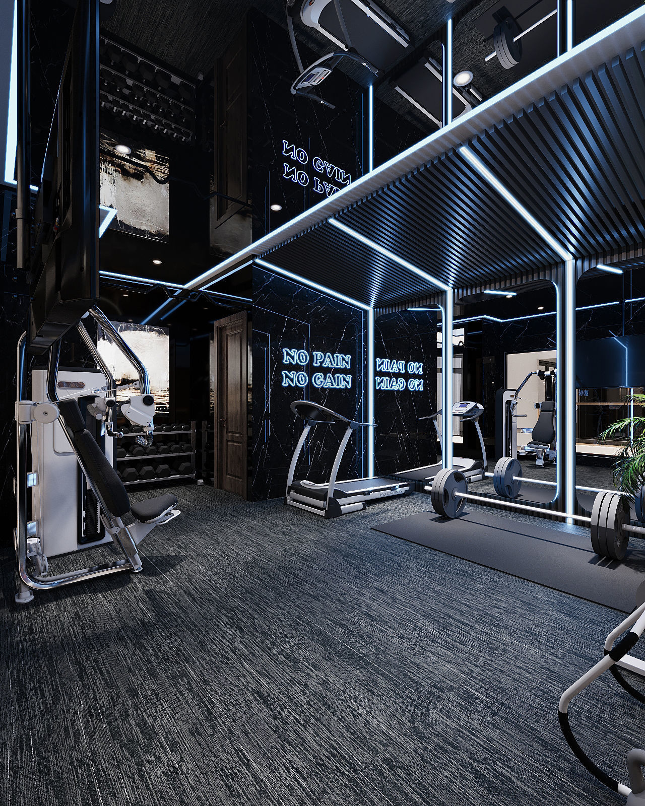 GYM DESIGN 3D model_2