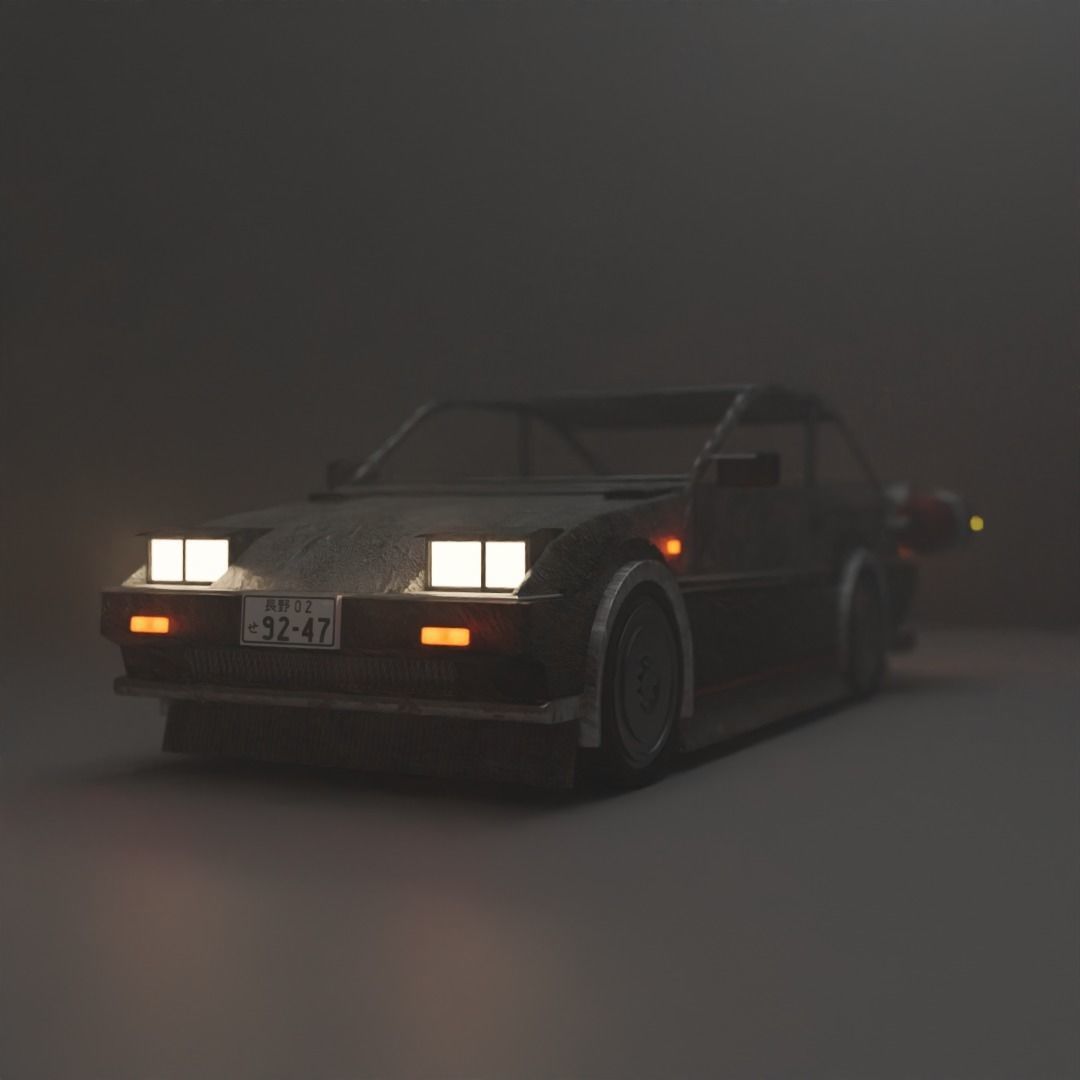 Car model blender 3D model_2