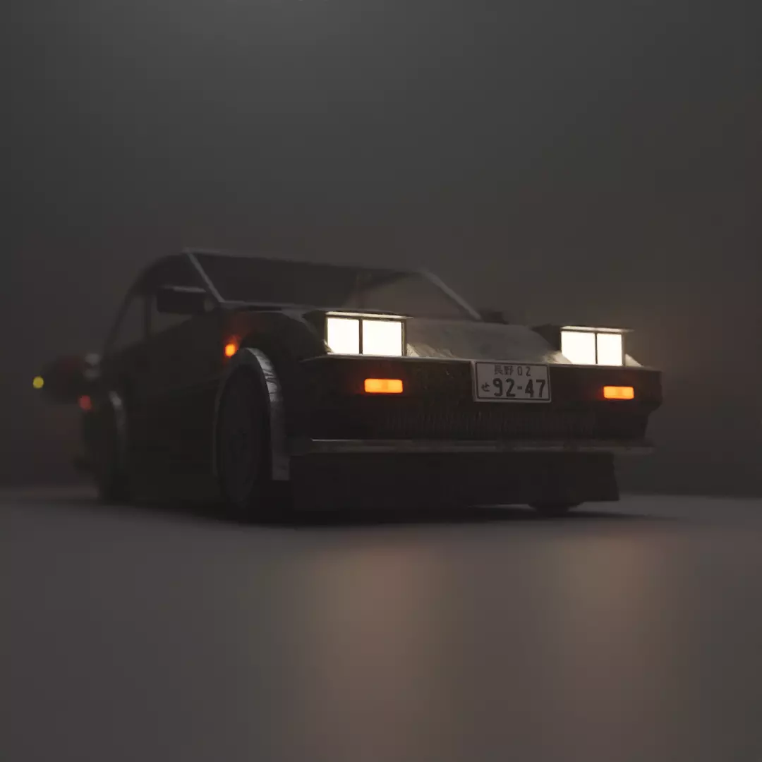 Car model blender 3D model_0