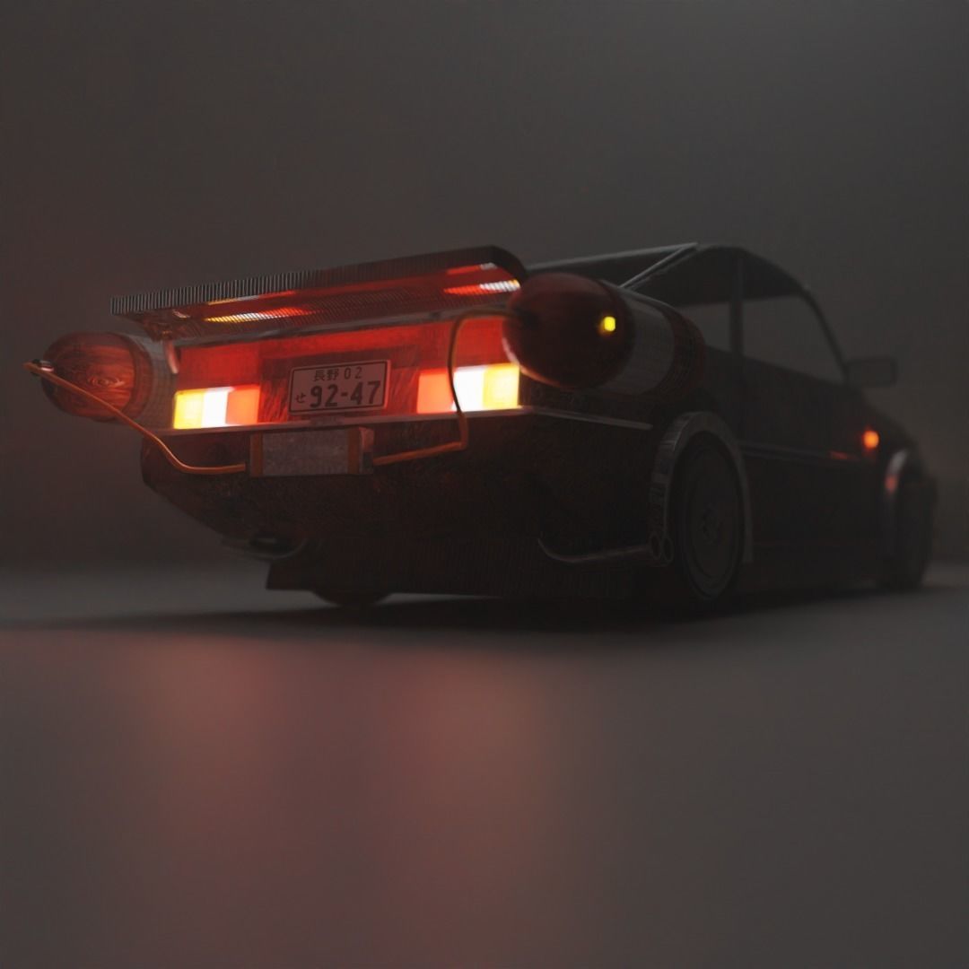 Car model blender 3D model_1