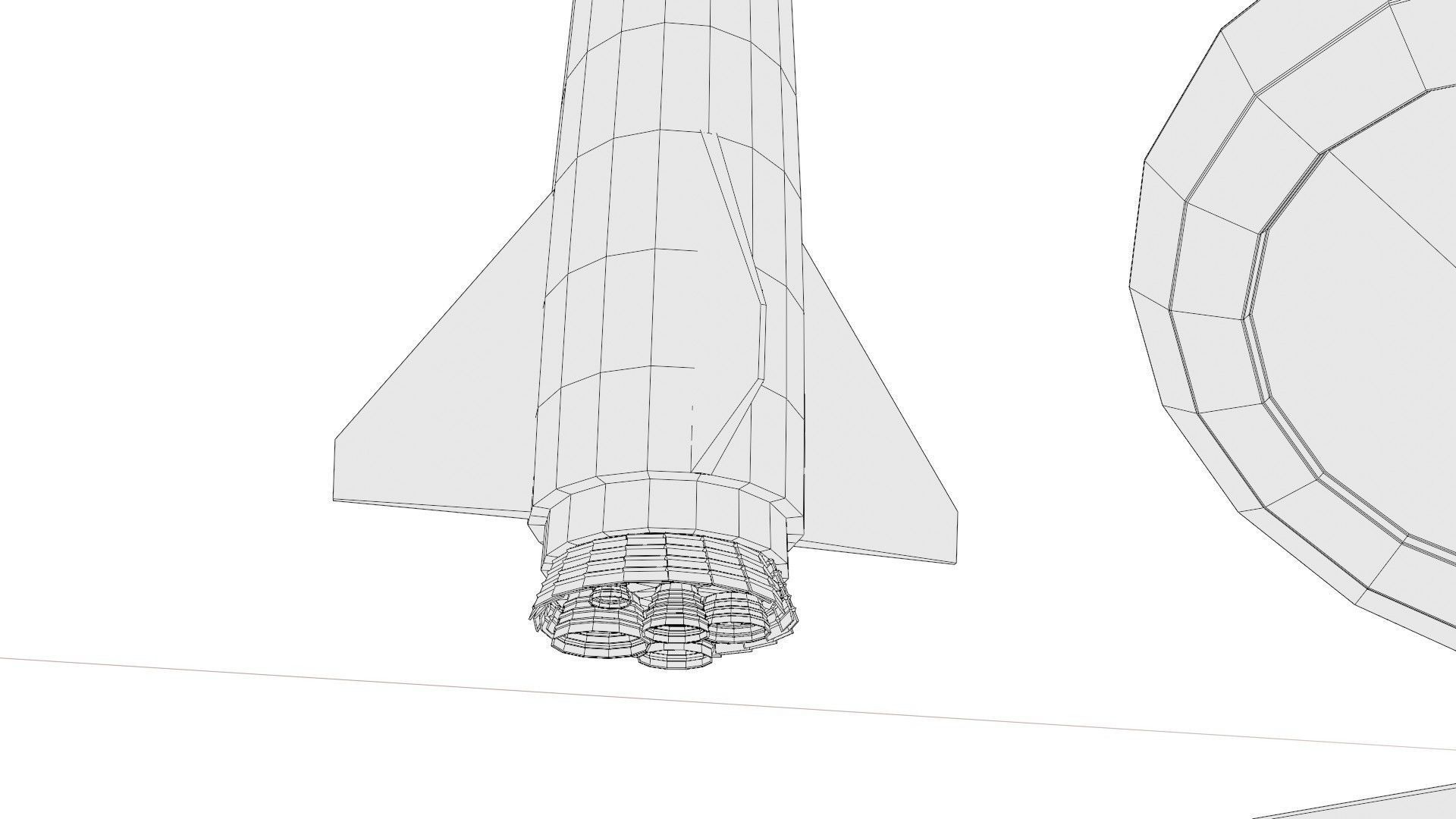 Missile with 2k pbr textures 3 variation Low-poly 3D model_16