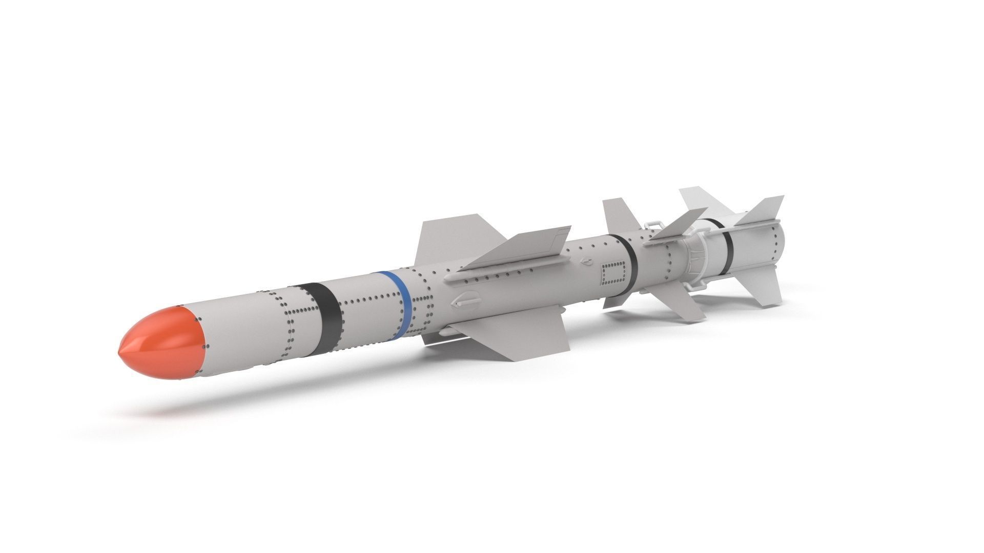 AGM UGM RGM 84 Harpoon Anti-Ship Missile 3D model_33