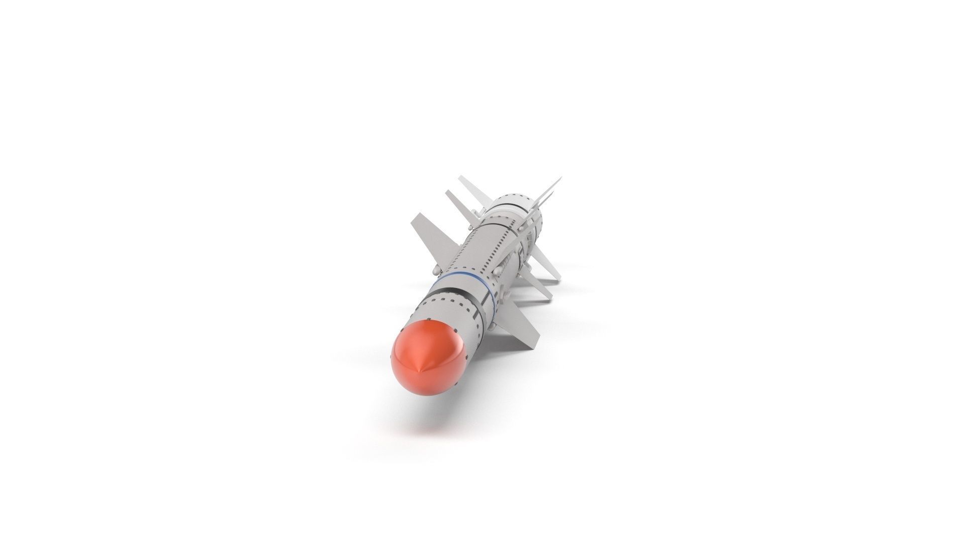 AGM UGM RGM 84 Harpoon Anti-Ship Missile 3D model_19