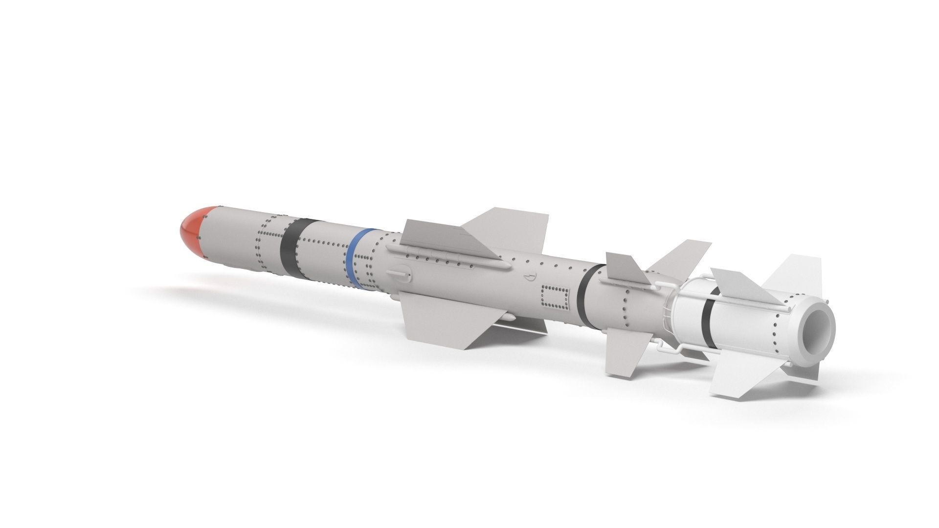 AGM UGM RGM 84 Harpoon Anti-Ship Missile 3D model_28