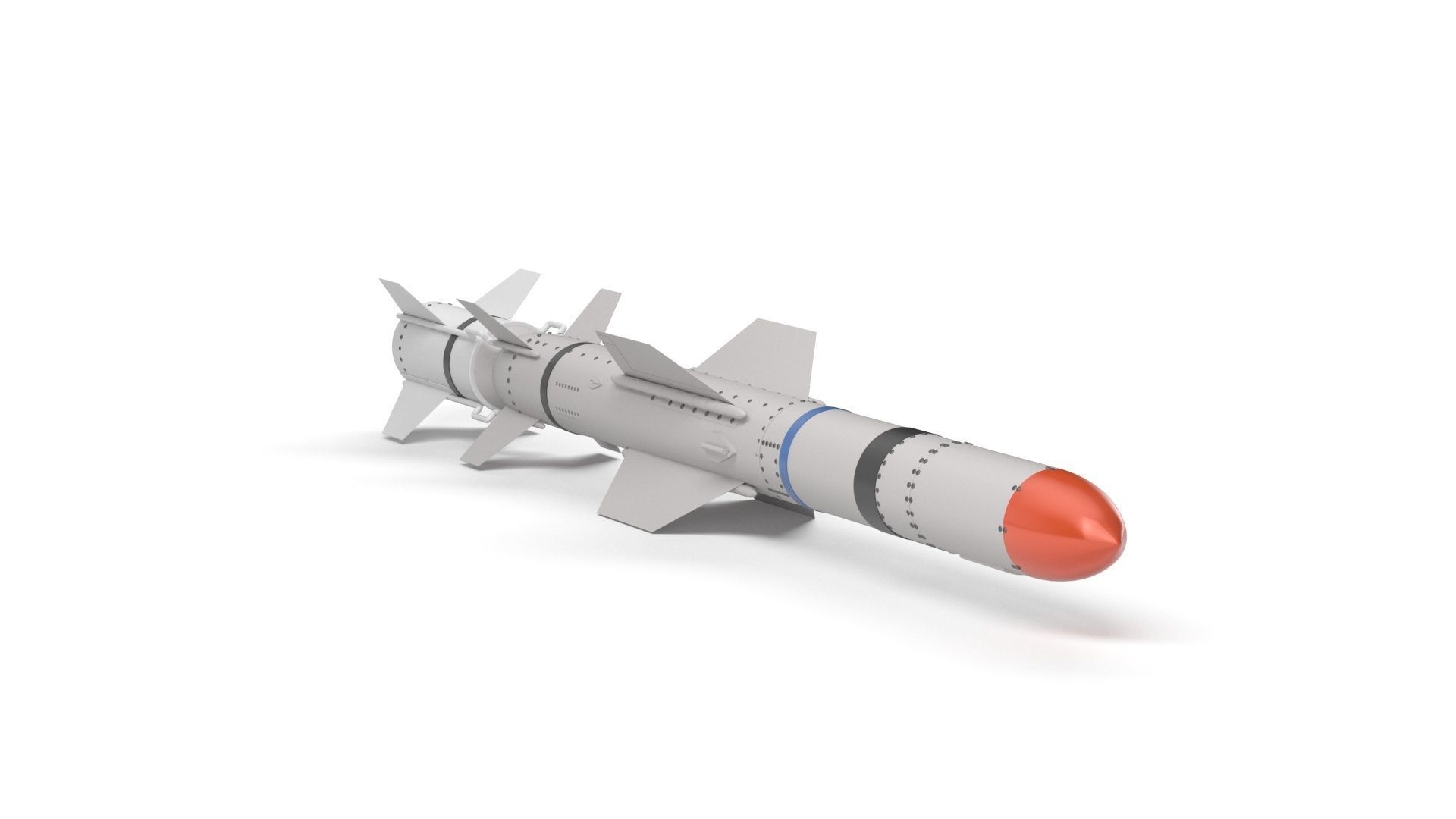 AGM UGM RGM 84 Harpoon Anti-Ship Missile 3D model_21
