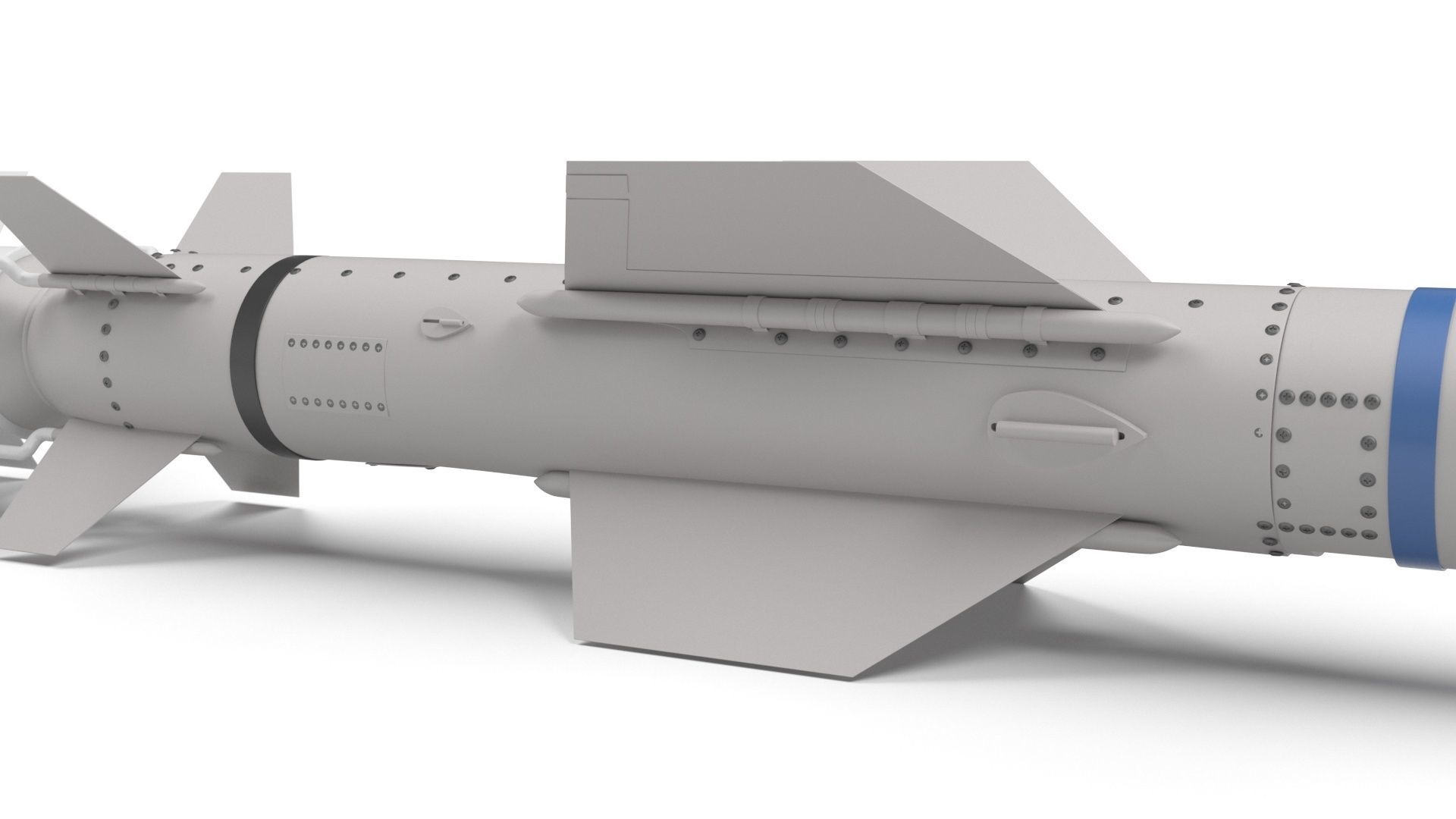AGM UGM RGM 84 Harpoon Anti-Ship Missile 3D model_11