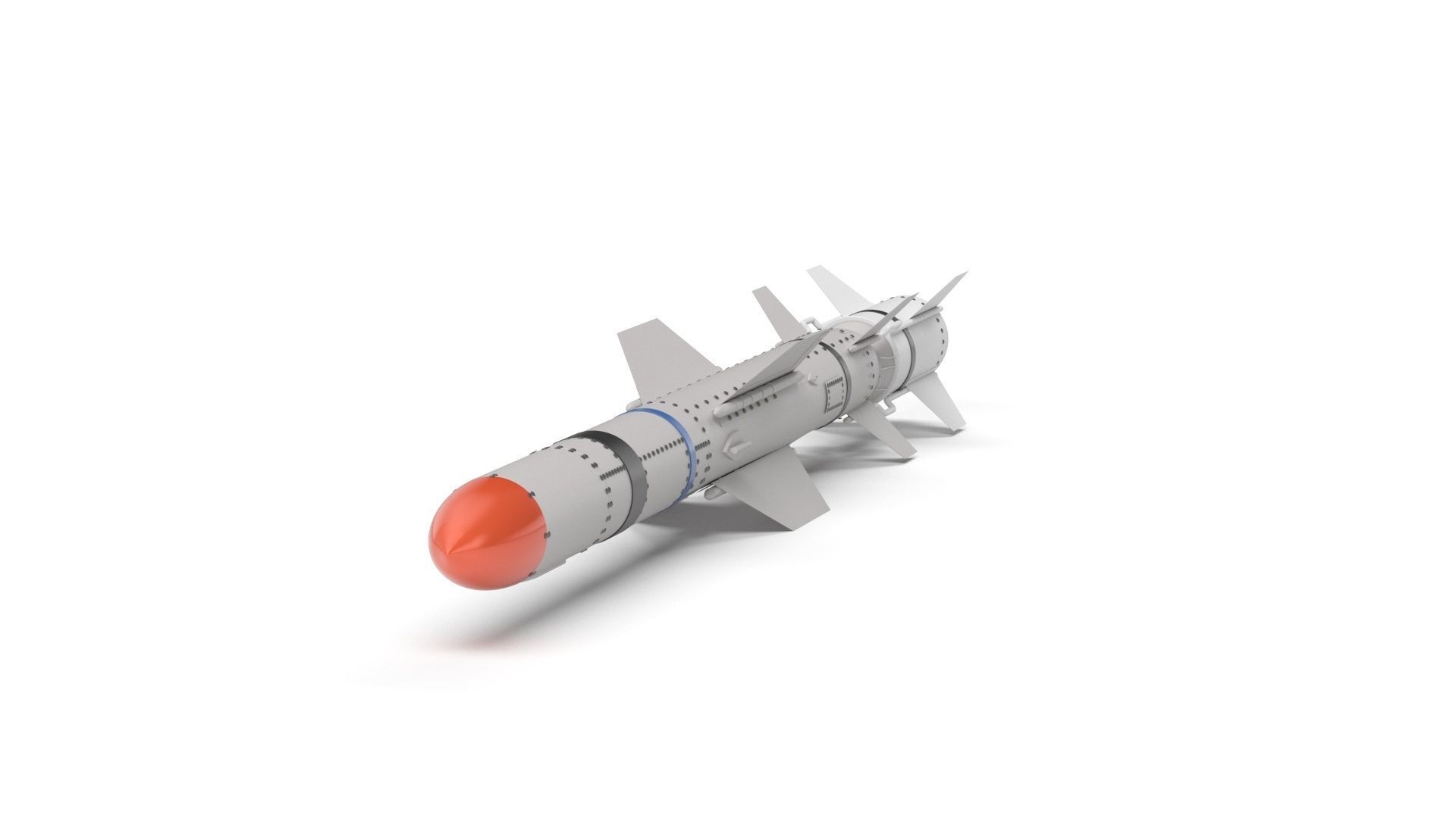 AGM UGM RGM 84 Harpoon Anti-Ship Missile 3D model_17