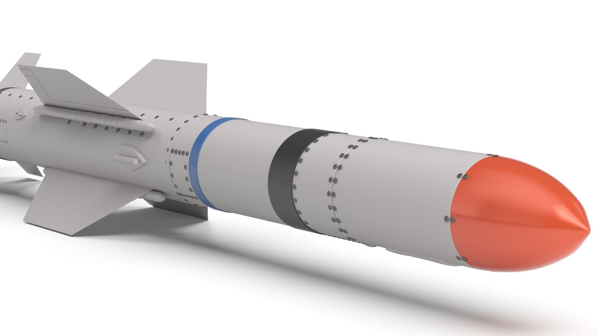 AGM UGM RGM 84 Harpoon Anti-Ship Missile 3D model_16