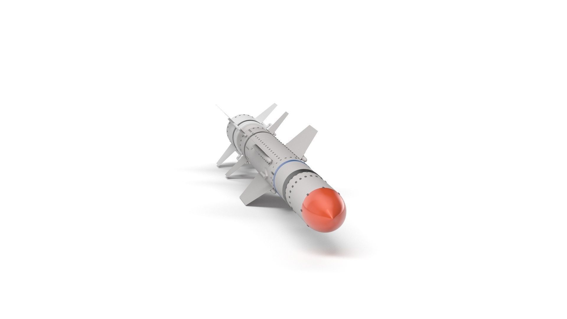 AGM UGM RGM 84 Harpoon Anti-Ship Missile 3D model_20