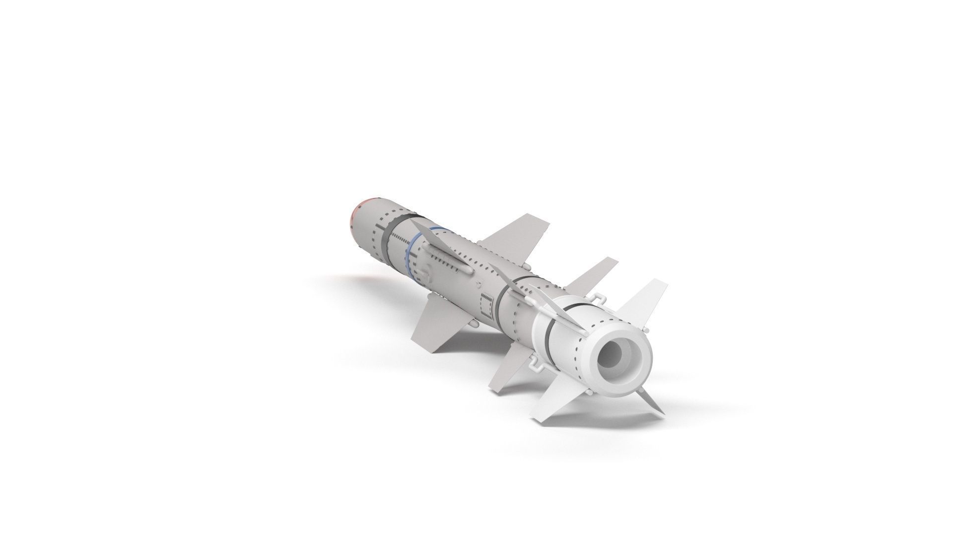 AGM UGM RGM 84 Harpoon Anti-Ship Missile 3D model_27