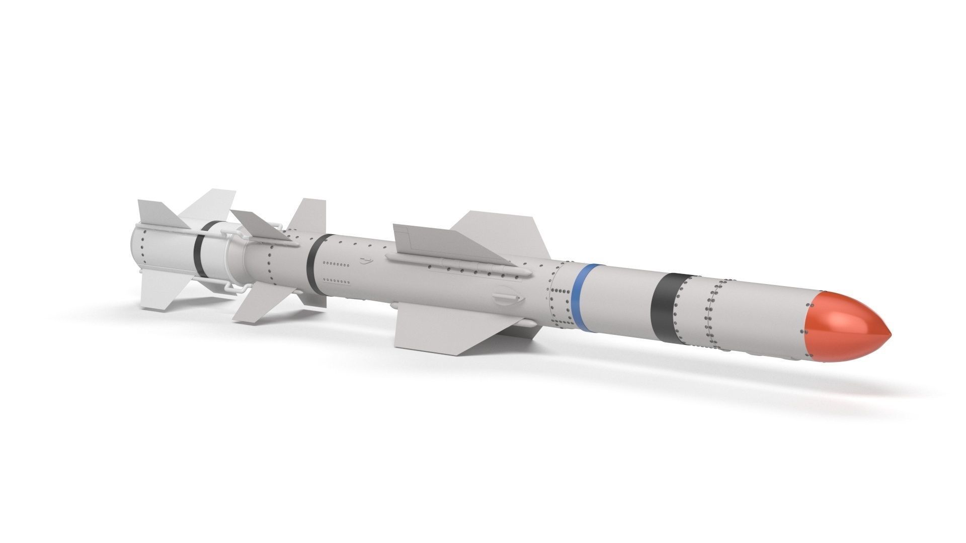 AGM UGM RGM 84 Harpoon Anti-Ship Missile 3D model_22