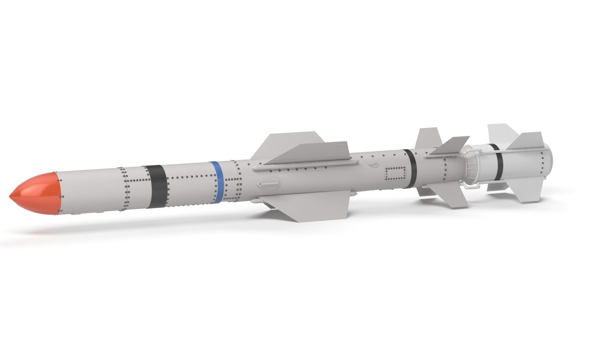 AGM UGM RGM 84 Harpoon Anti-Ship Missile 3D model_31