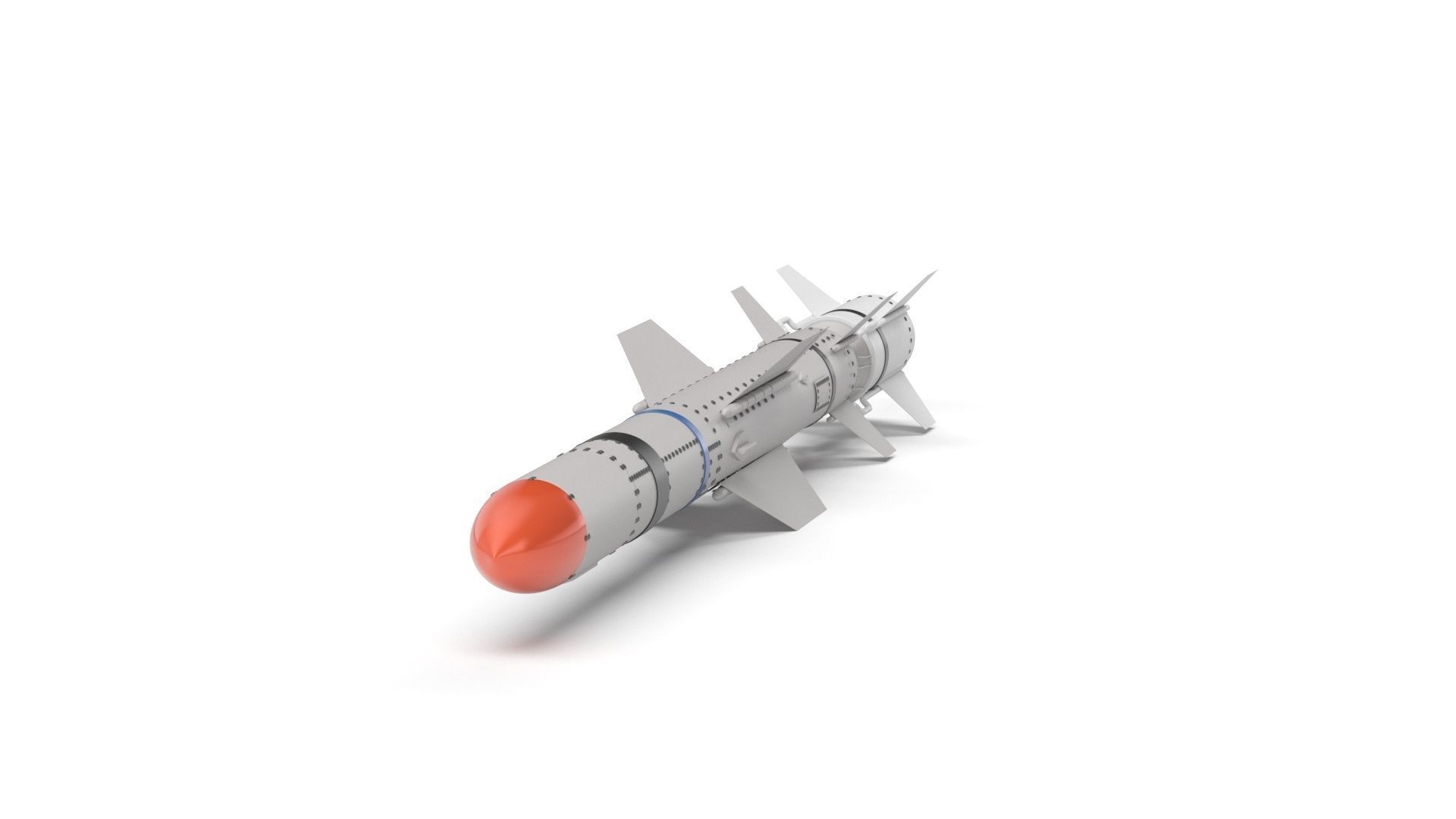 AGM UGM RGM 84 Harpoon Anti-Ship Missile 3D model_18