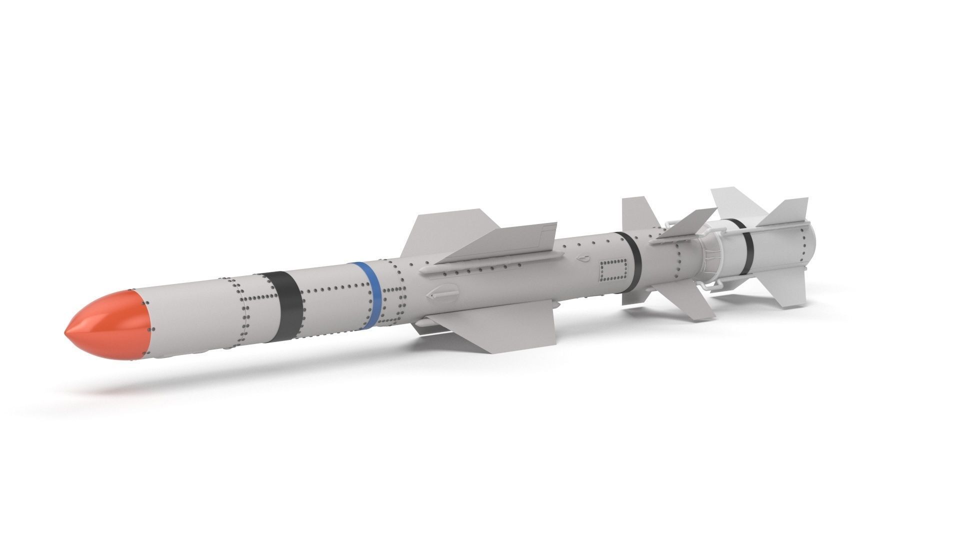 AGM UGM RGM 84 Harpoon Anti-Ship Missile 3D model_32