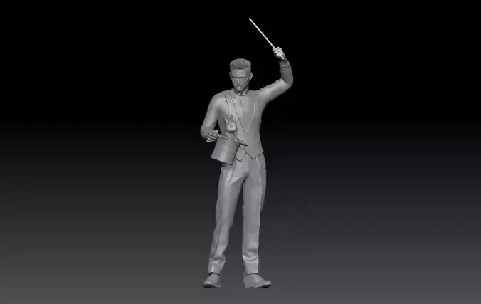MAGICIAN SHOWING MAGIC TRICKS 1 3D print model