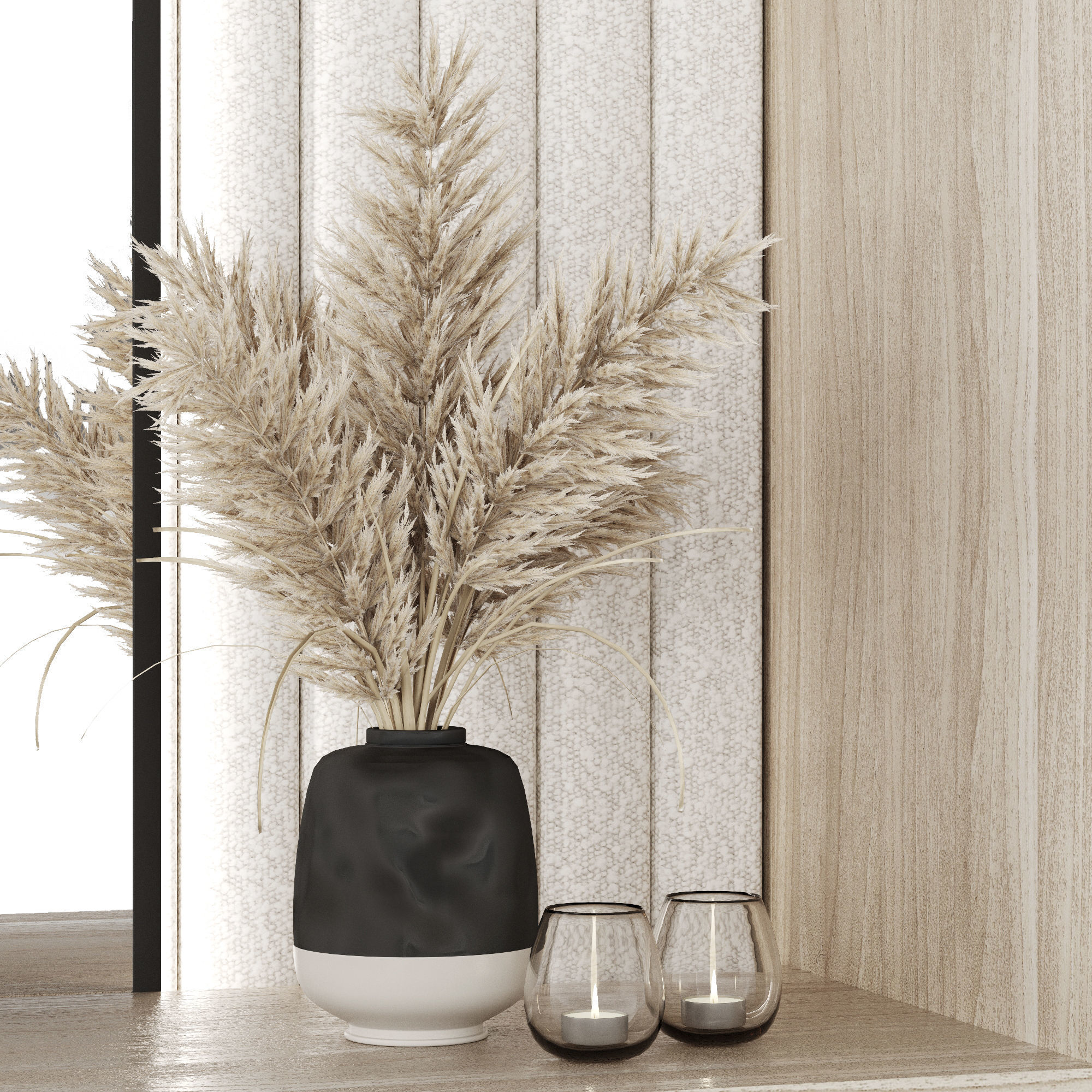 Composition in the hallway 3D model_4