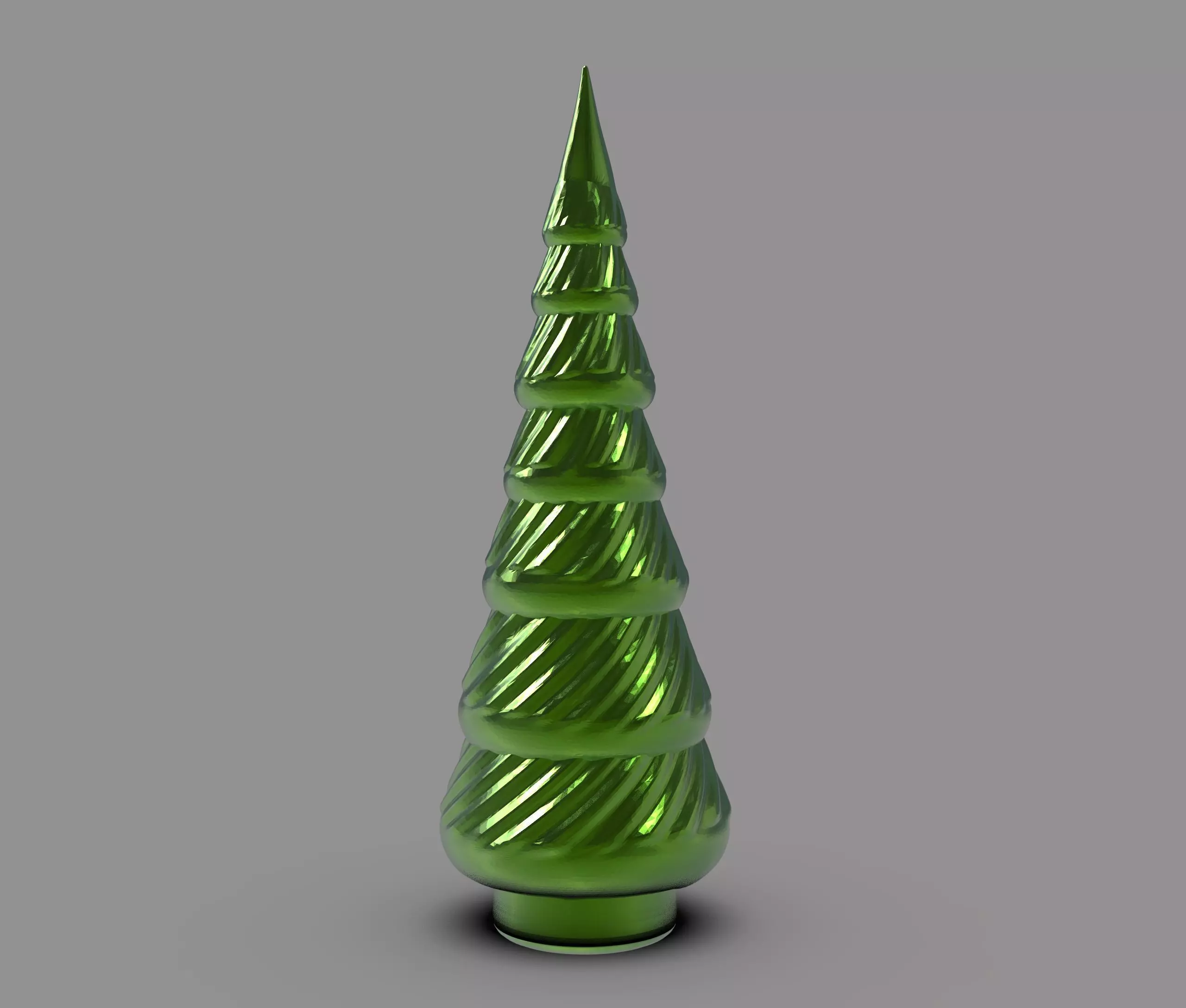 Christmas Tree Lamp 3D print model_0
