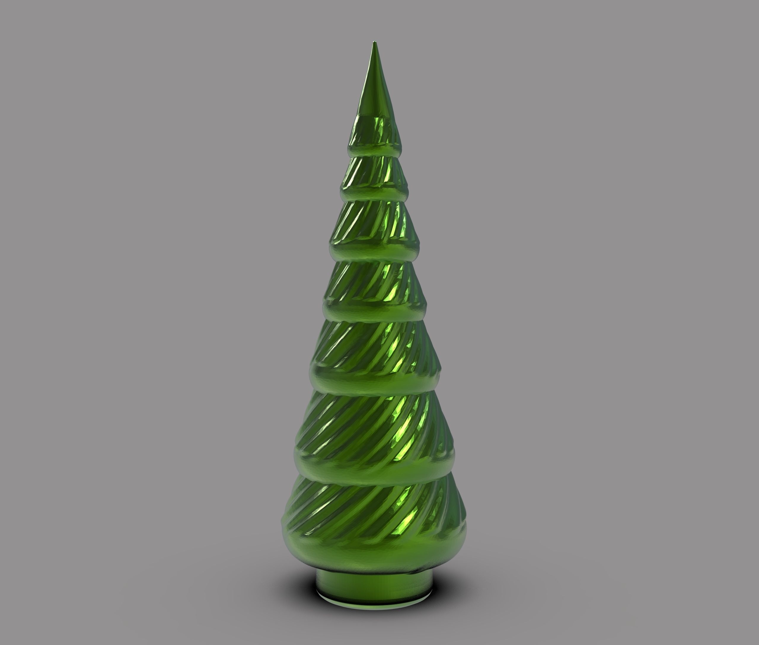 Christmas Tree Lamp 3D print model_4