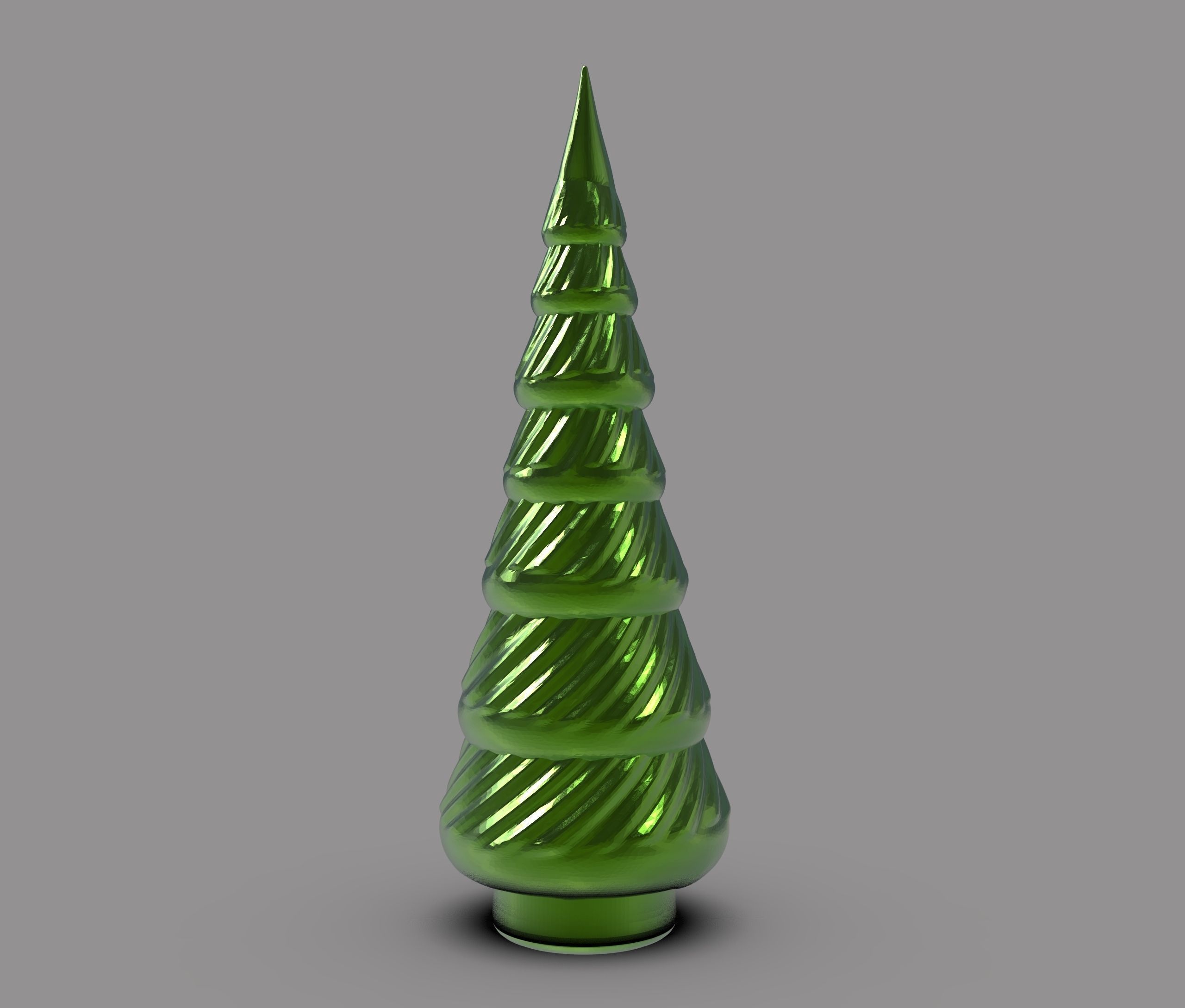 Christmas Tree Lamp 3D print model_1