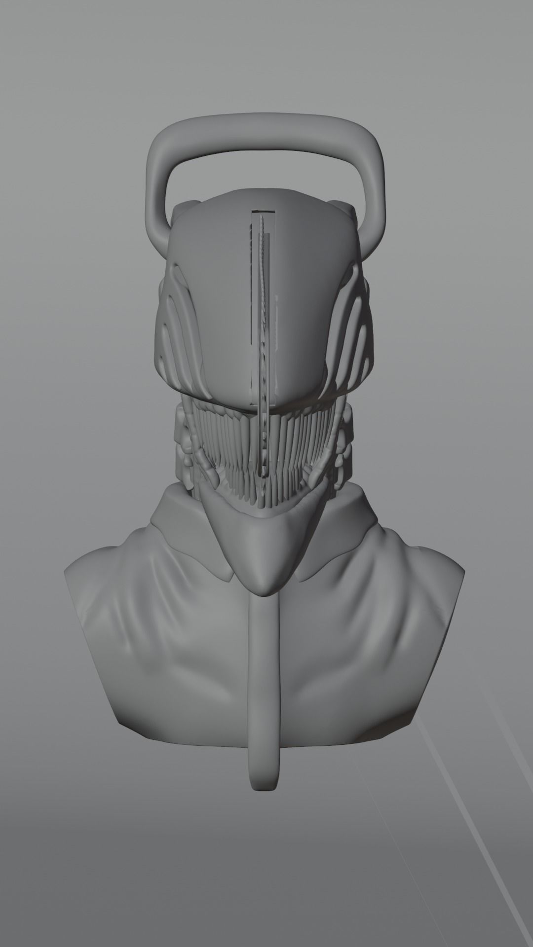 Chainsaw Man Bust 3D Model 3D model_15