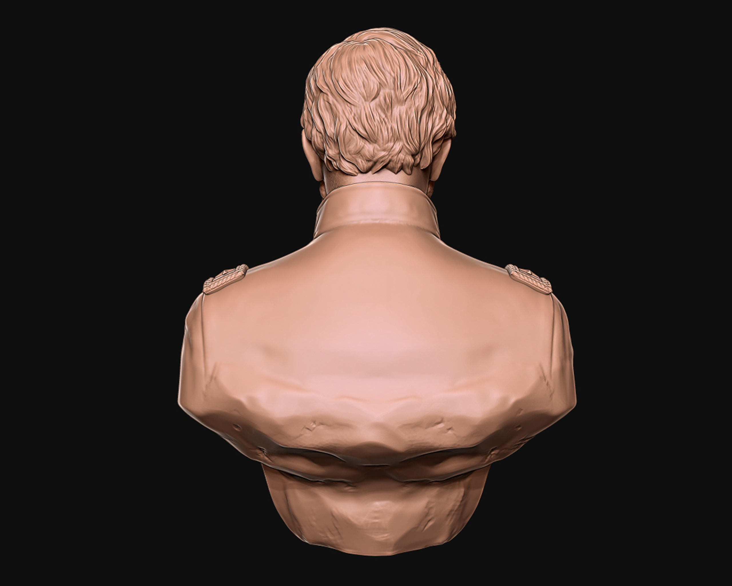 General George Meade bust sculpture 3D print model_15