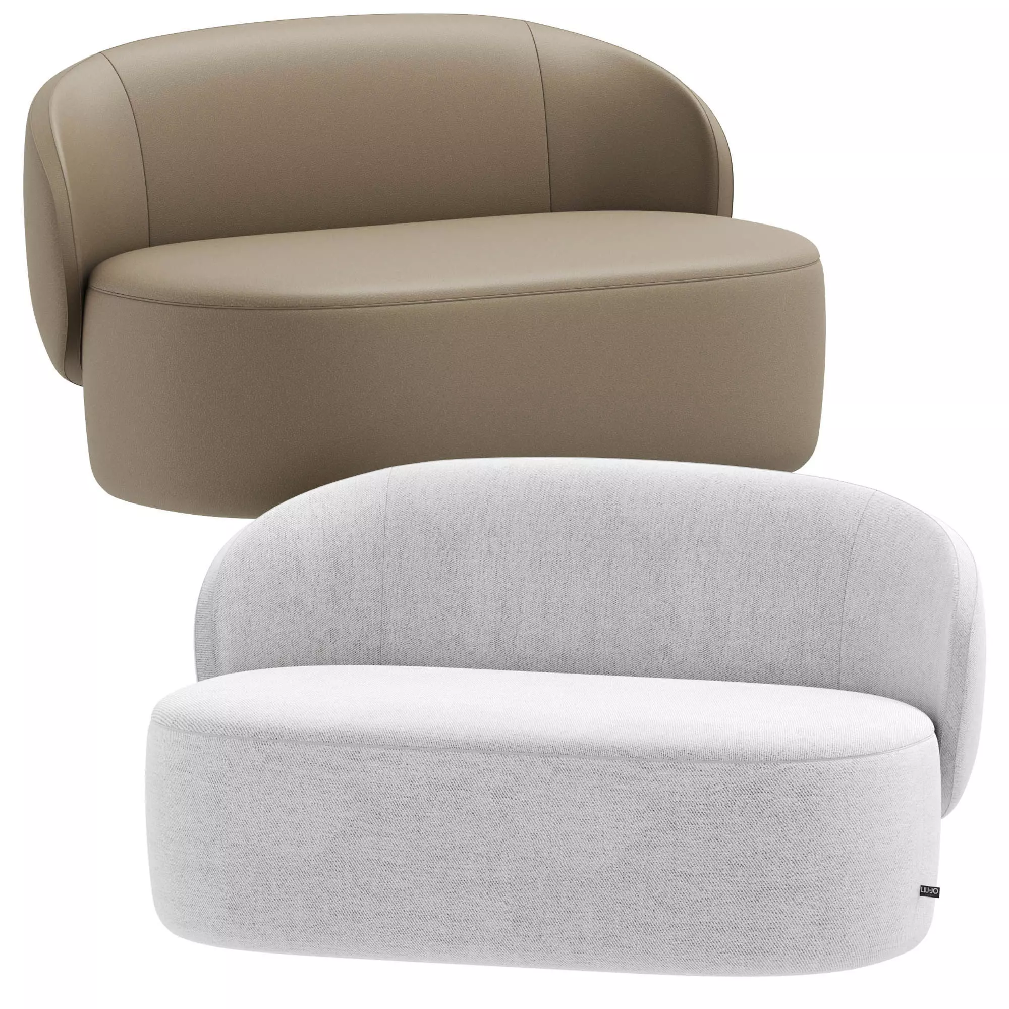 Loveseat Guest 3D model