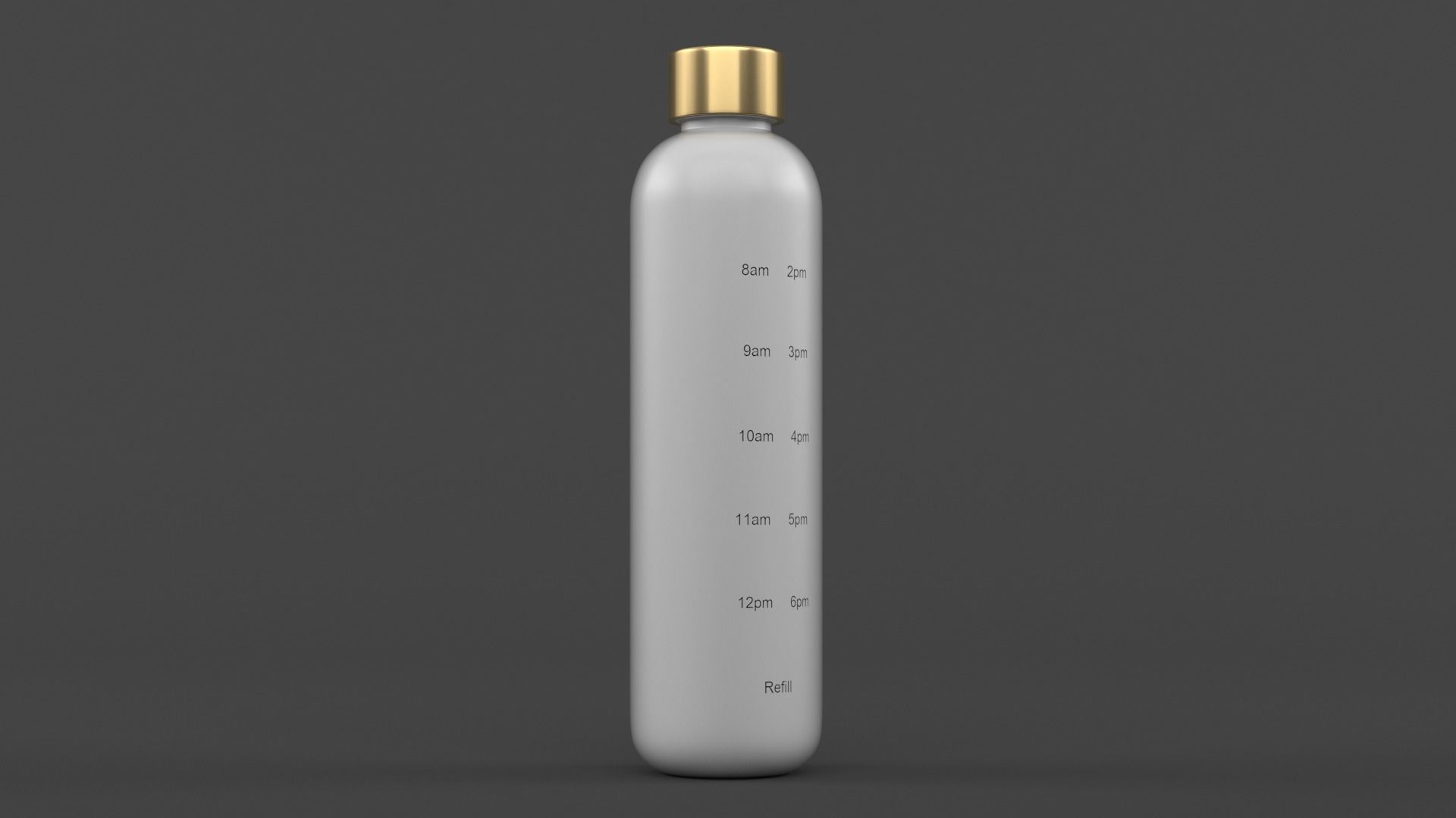 Water Bottle 3D model_4