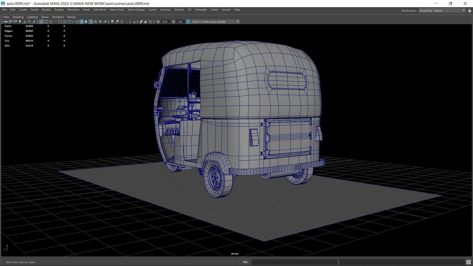 indian Tuk Tuk 3D model_12