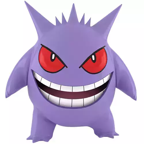 Pokemon Gengar Low-poly 3D model