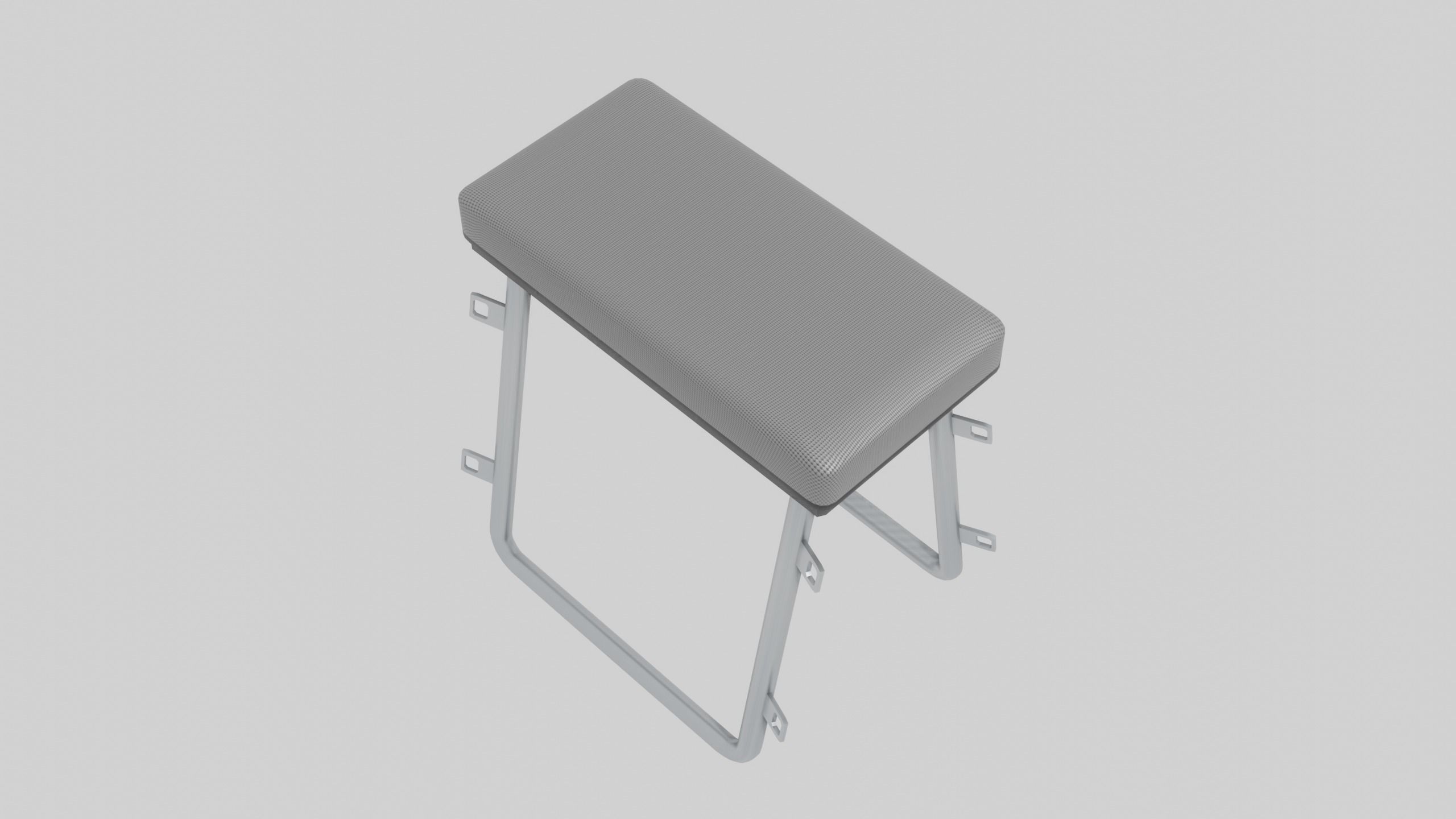 BDSM Cuffing Stool Low-poly 3D model_3