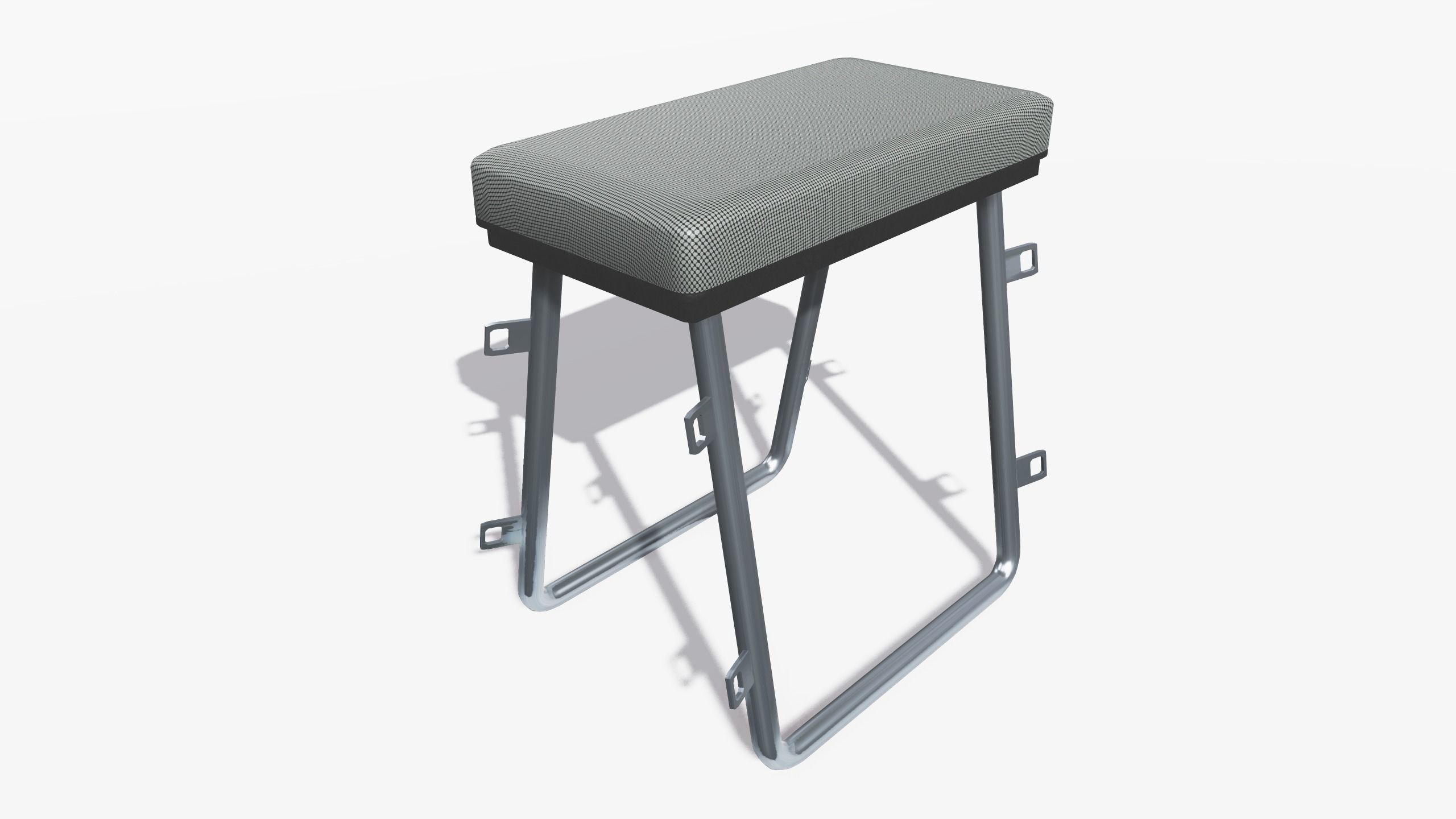 BDSM Cuffing Stool Low-poly 3D model_1