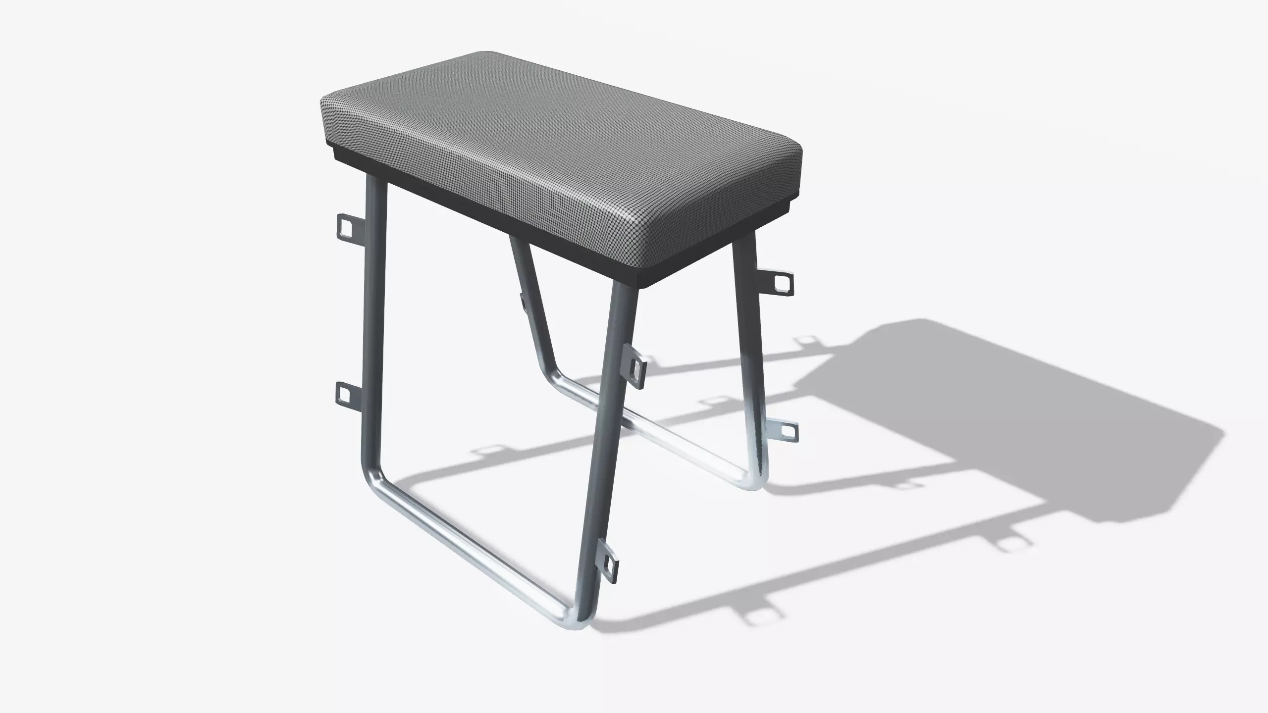BDSM Cuffing Stool Low-poly 3D model_0