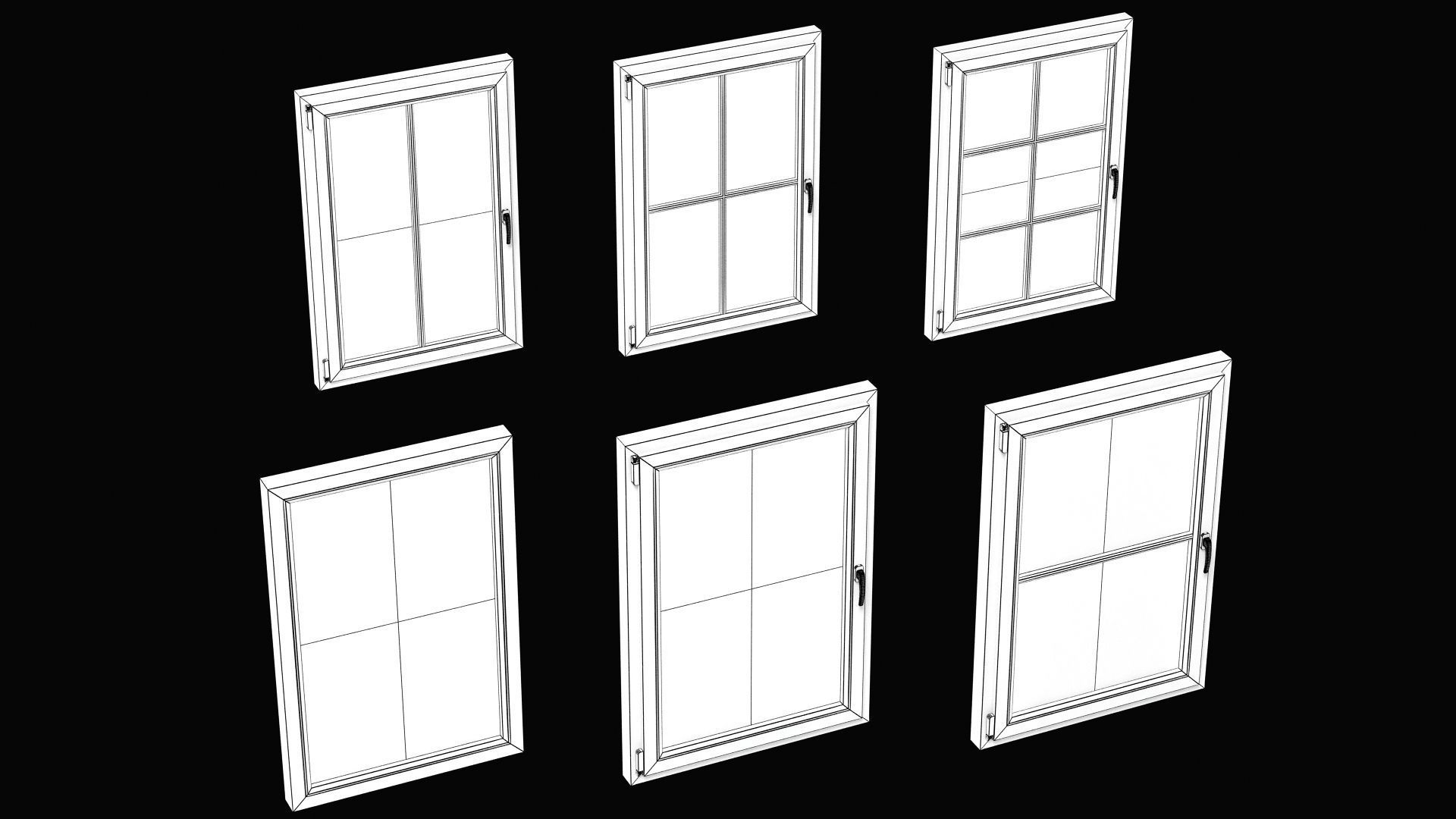 Windows Collection window 3D model_13