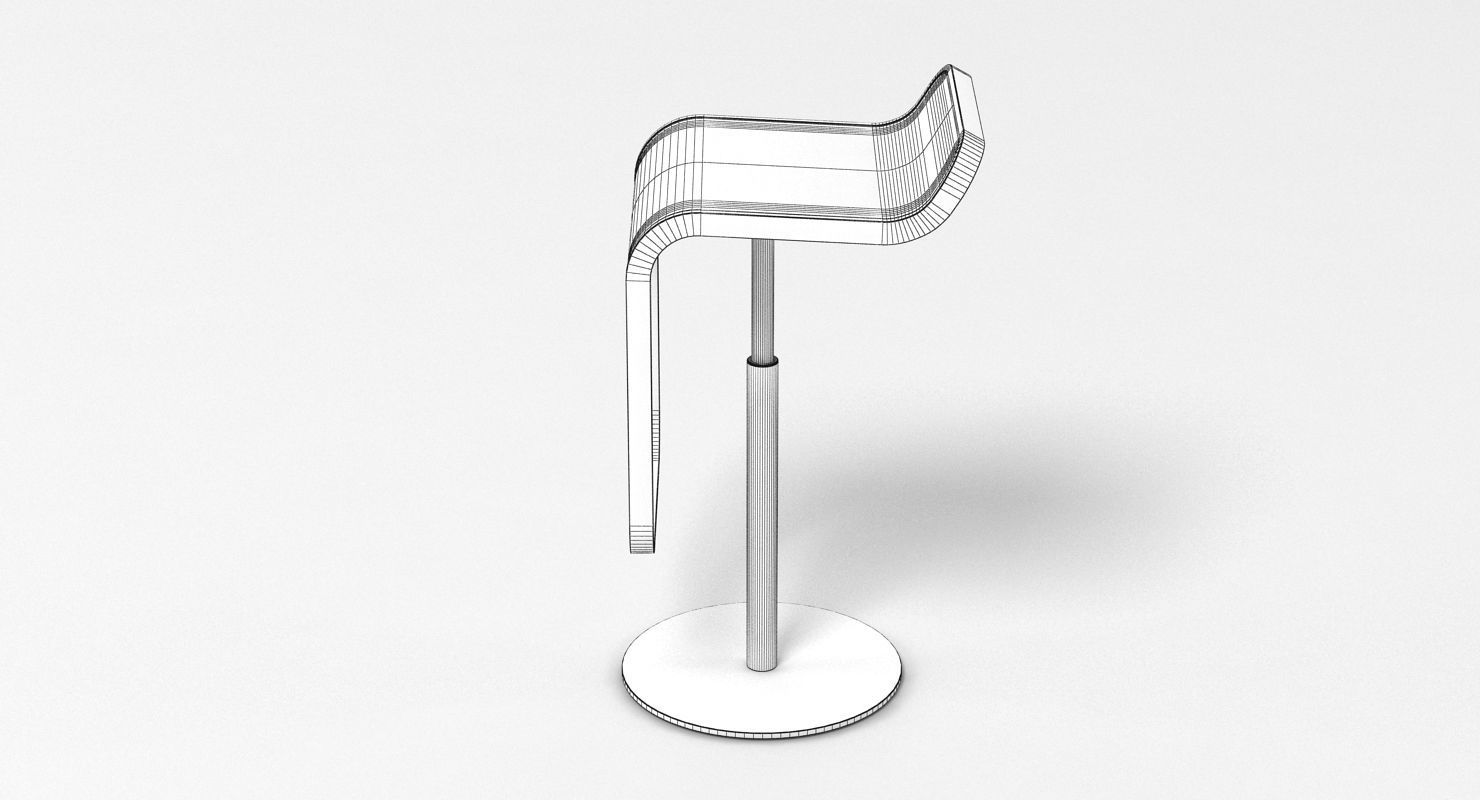 LEM Piston Bar Stool 3D model_6