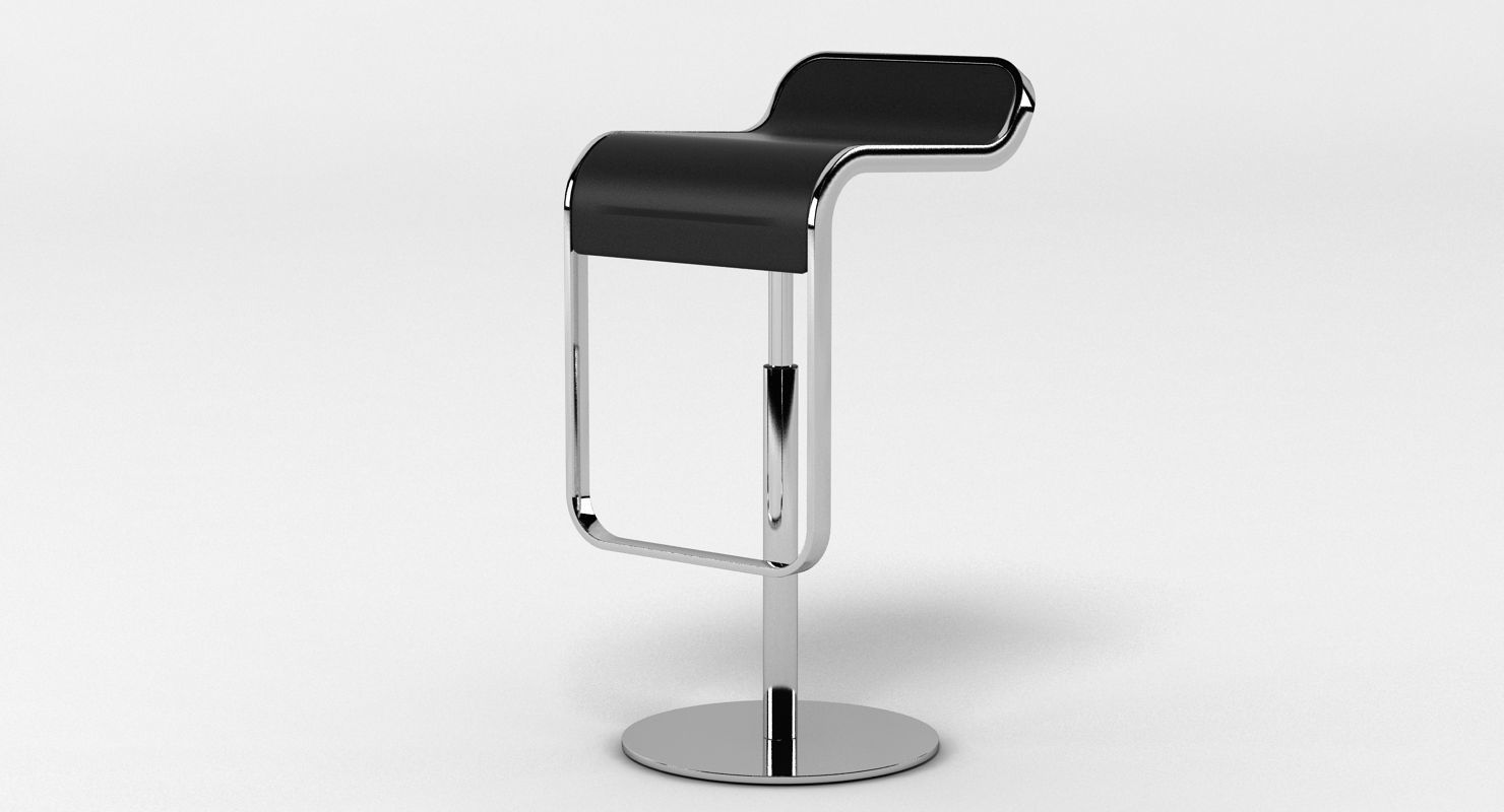 LEM Piston Bar Stool 3D model_9