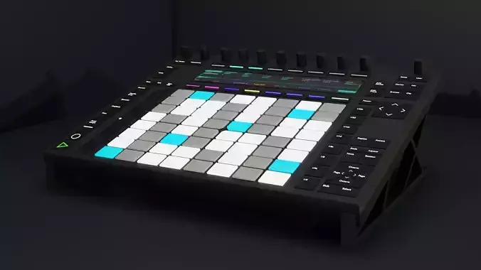 The Sampler drum machine with buttons