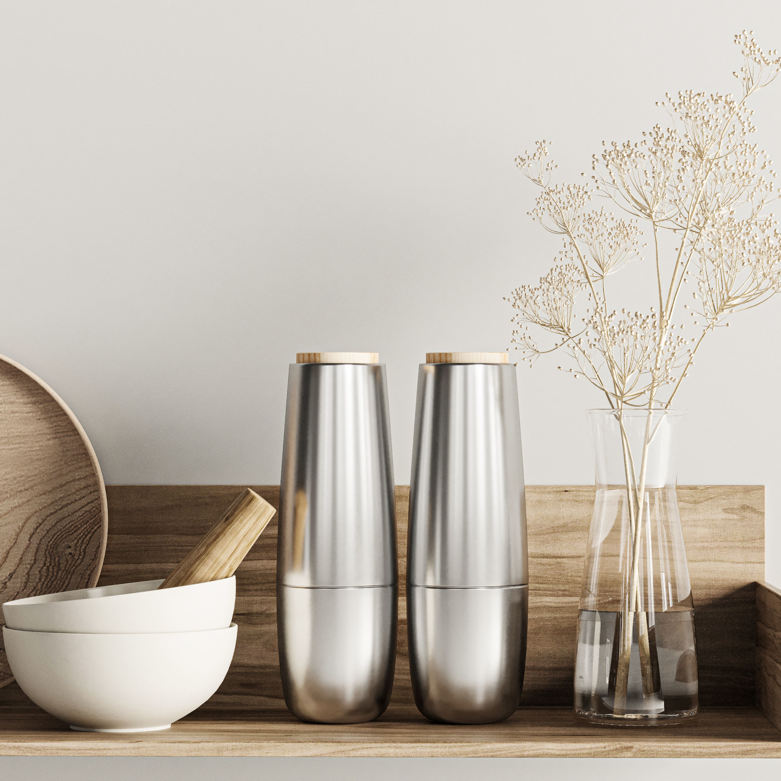 kitchen accessories 3D model_2