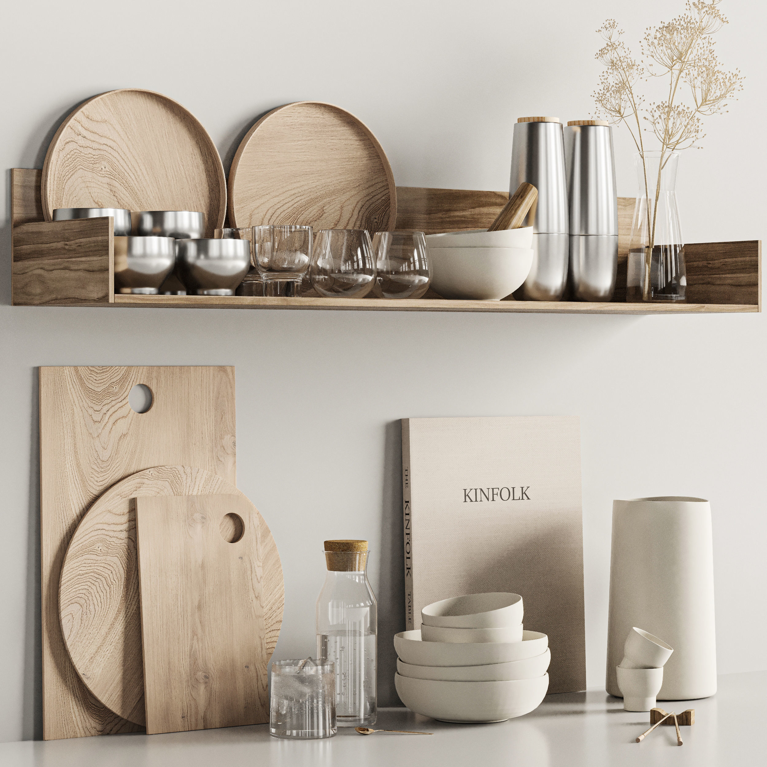 kitchen accessories 3D model_1