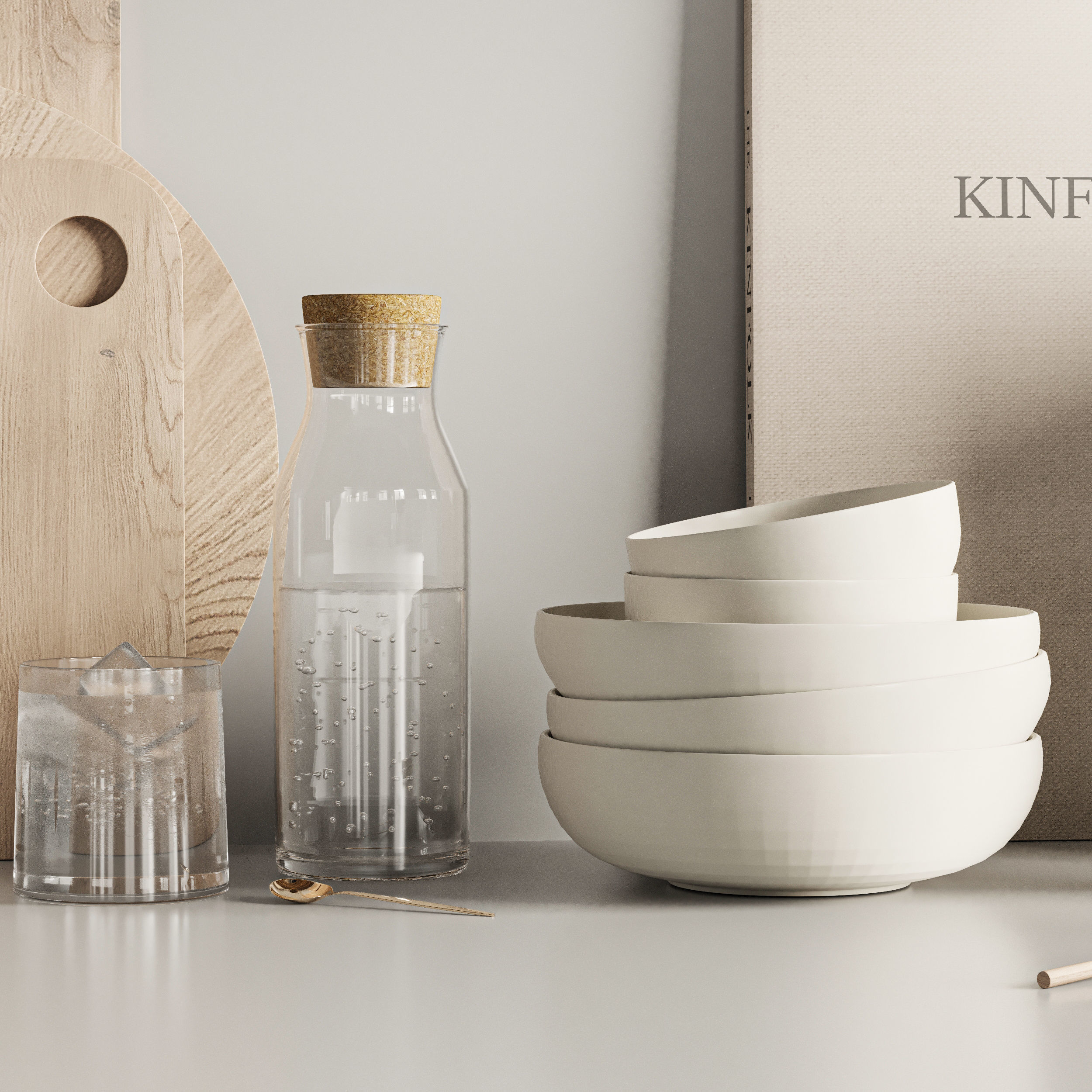 kitchen accessories 3D model_3