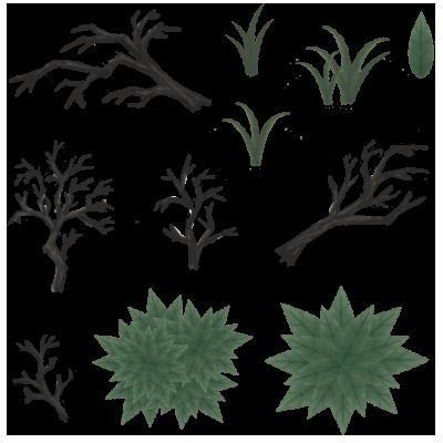 Old Manor Low-poly 3D model_28