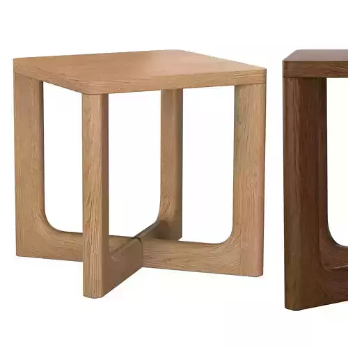 BRETON SQUARE SIDE TABLE 3D model