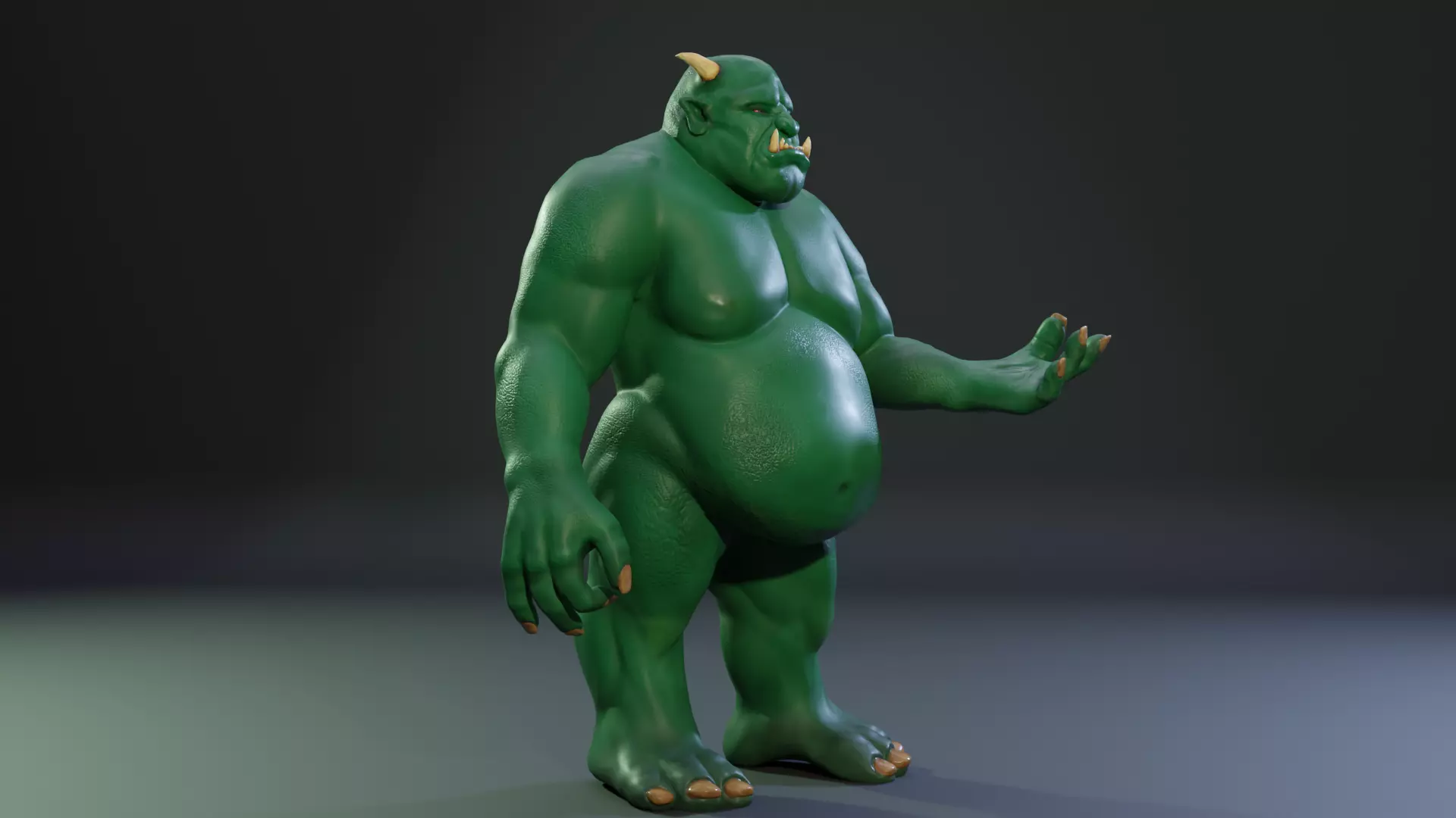 Ogre Character Free low-poly 3D model