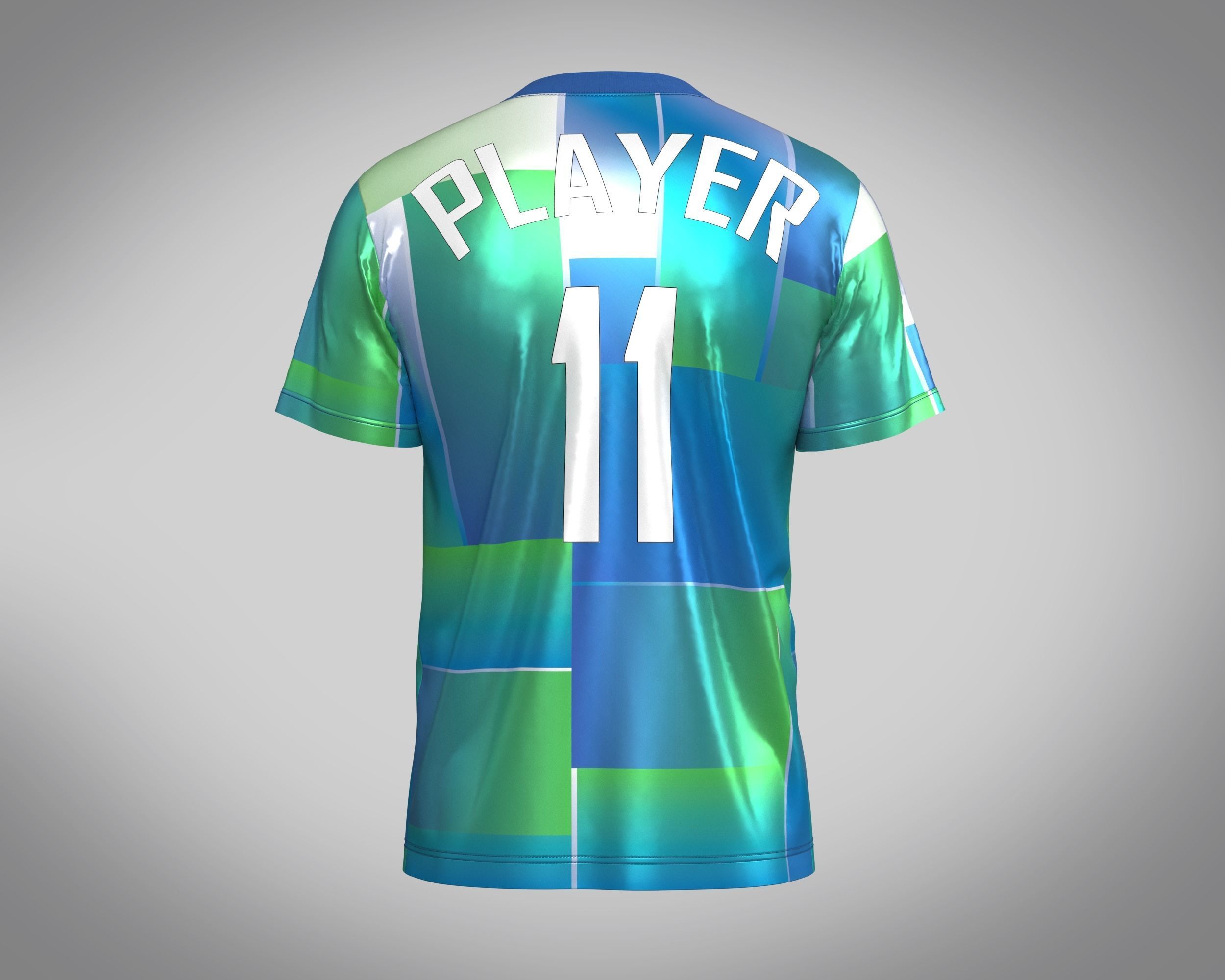 Soccer Printed Jersey-11 3D model_3